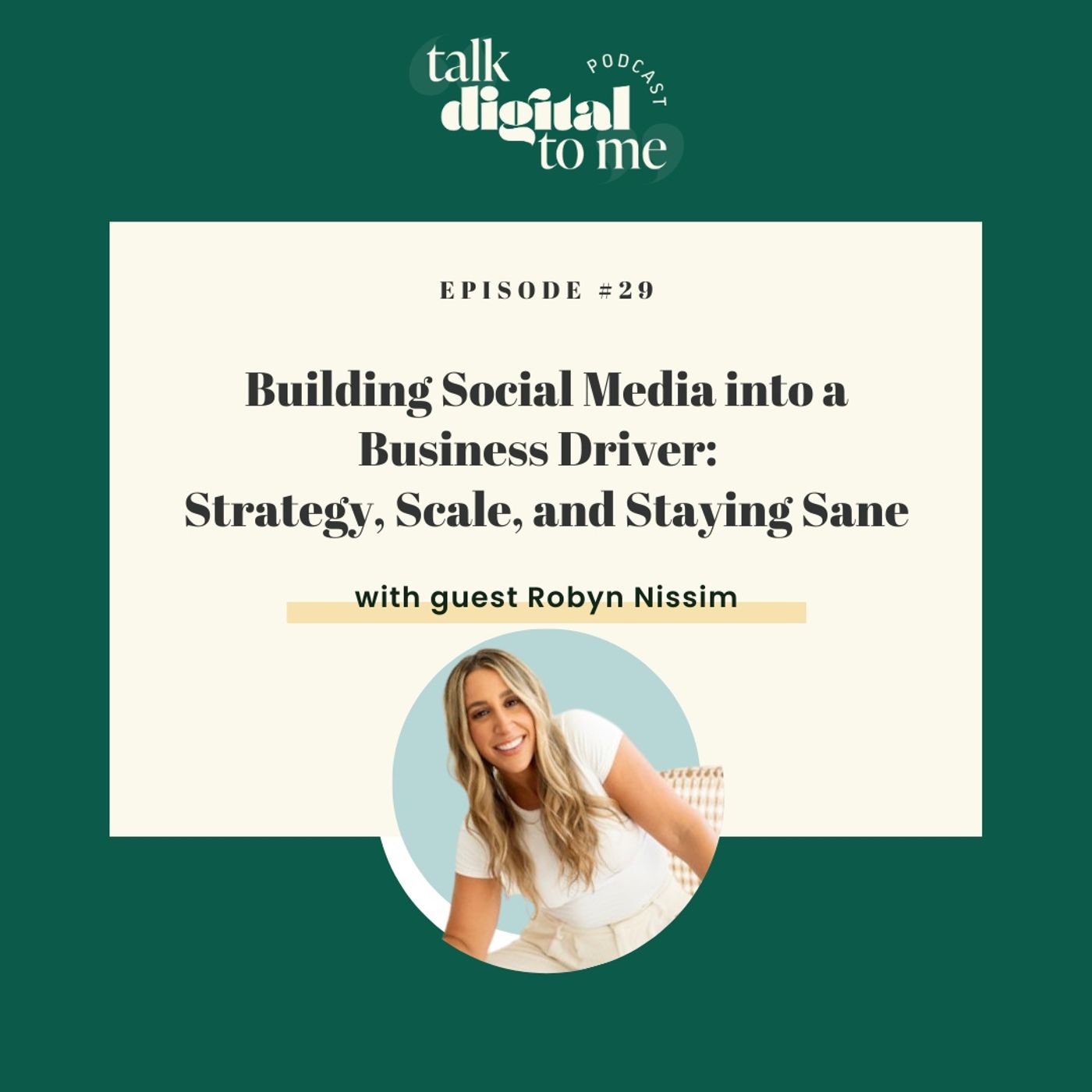 Talk Digital To Me Podcast