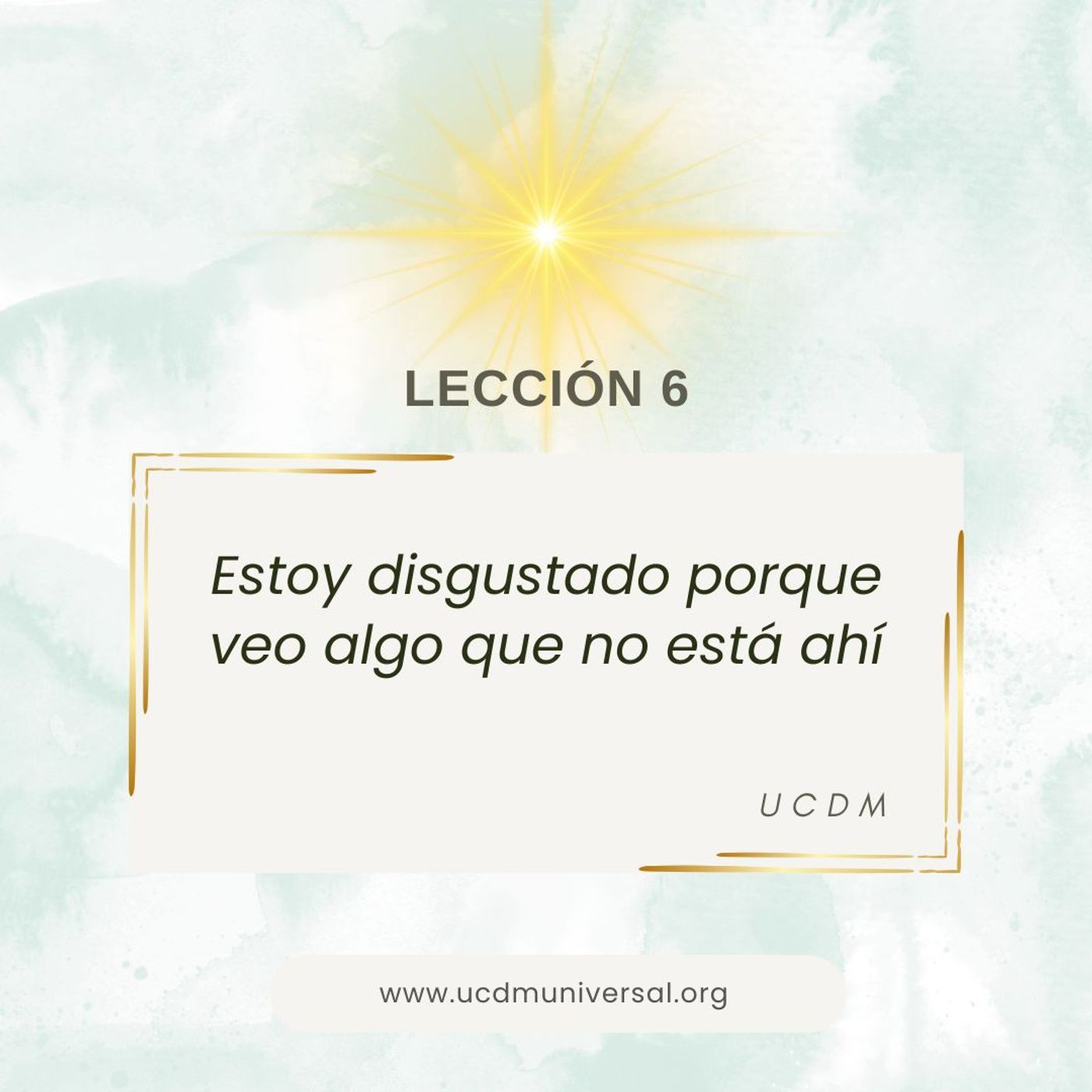 UCDM Universal LECCIÓN DEL DÍA