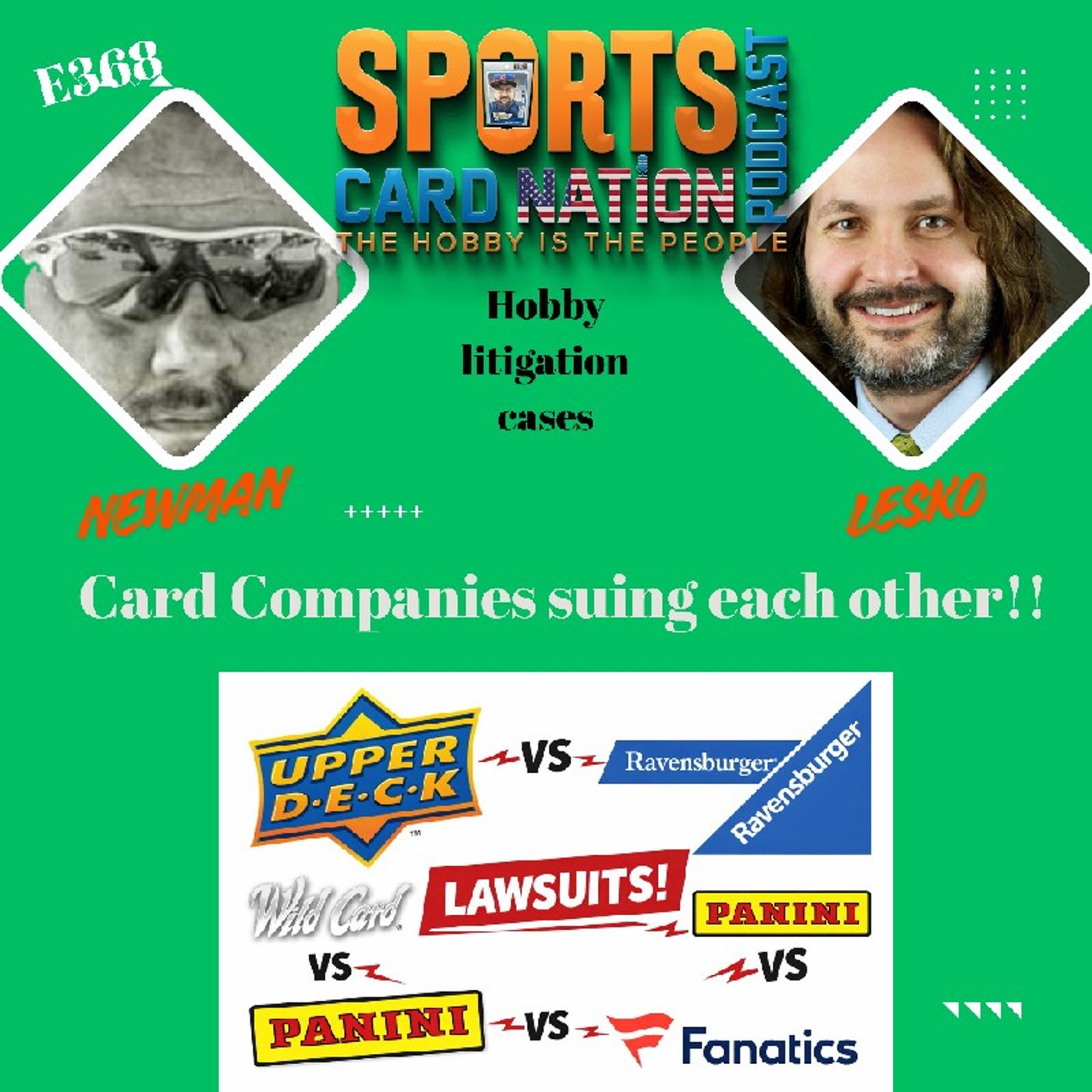 Card Companies suing each other w/"The Hobby Lawyer" Paul Lesko E369