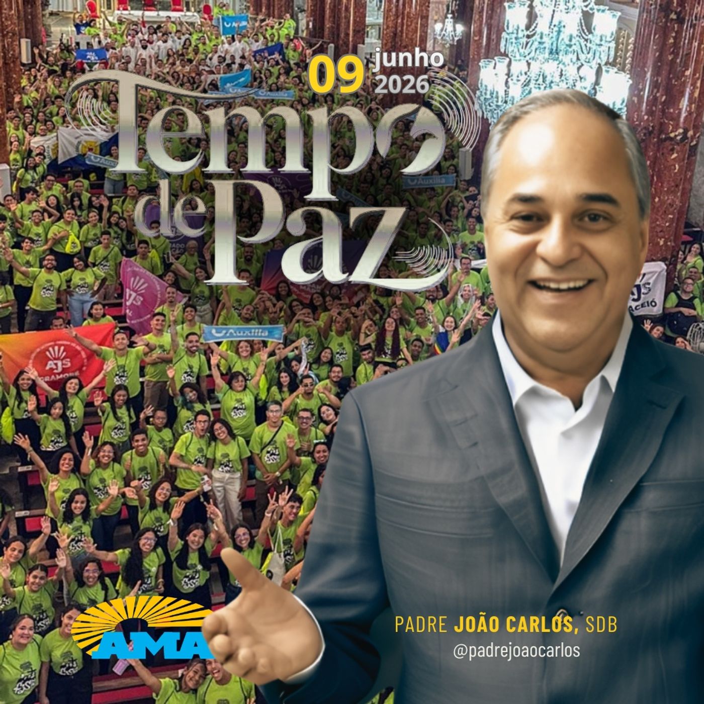09/06/26 - Programa Padre João Carlos | Tempo de Paz episode artwork