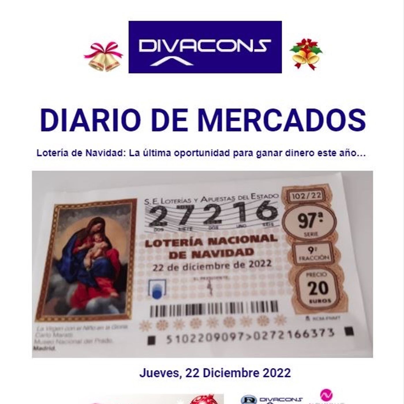 PODCAST DIARIO DE MERCADOS Jueves 22 Dic episode artwork