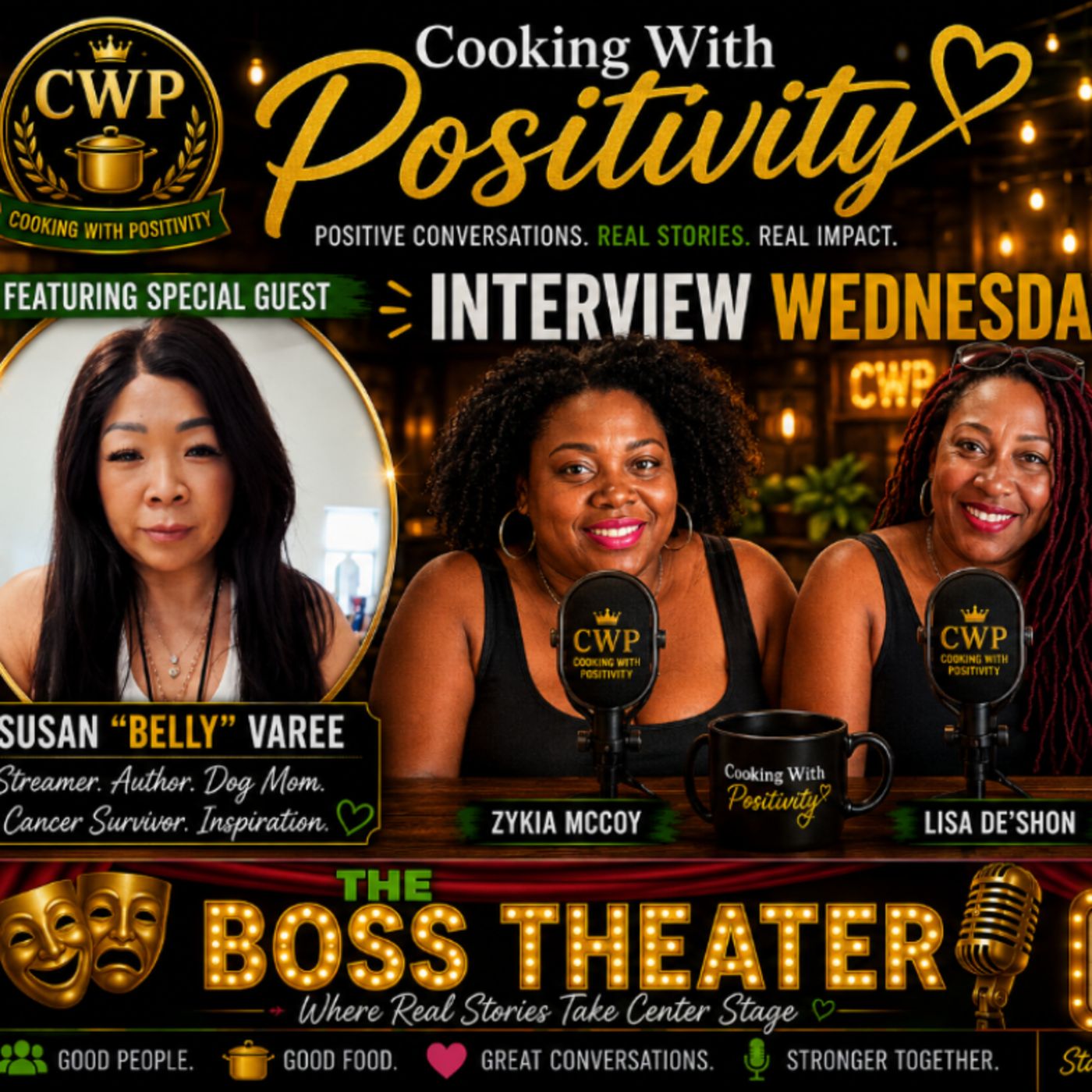 Wednesday interview — Cooking with positivity cover