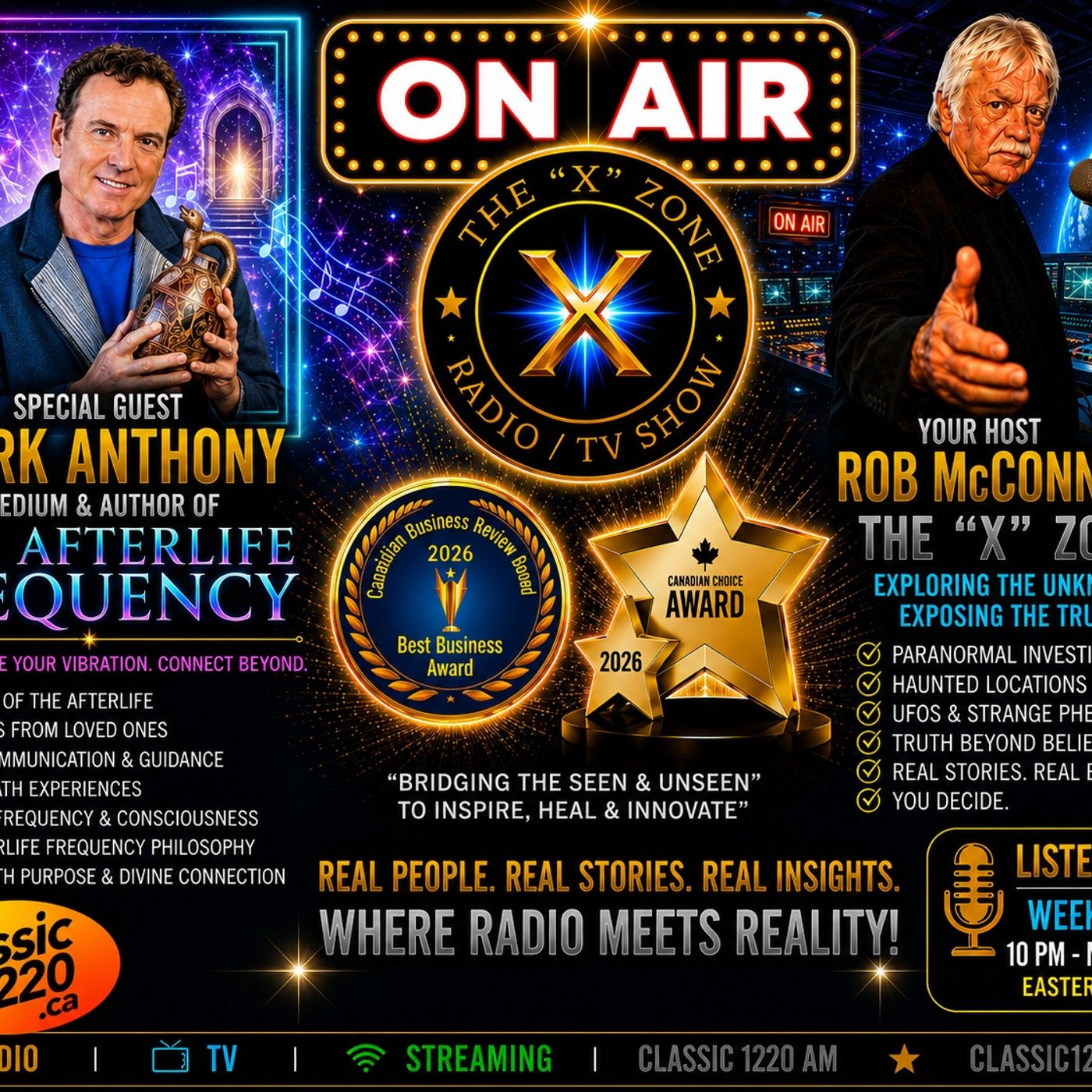 Rob McConnell Interviews - MARK ANTHONY - Medium and Author of The Afterlife Frequency episode artwork