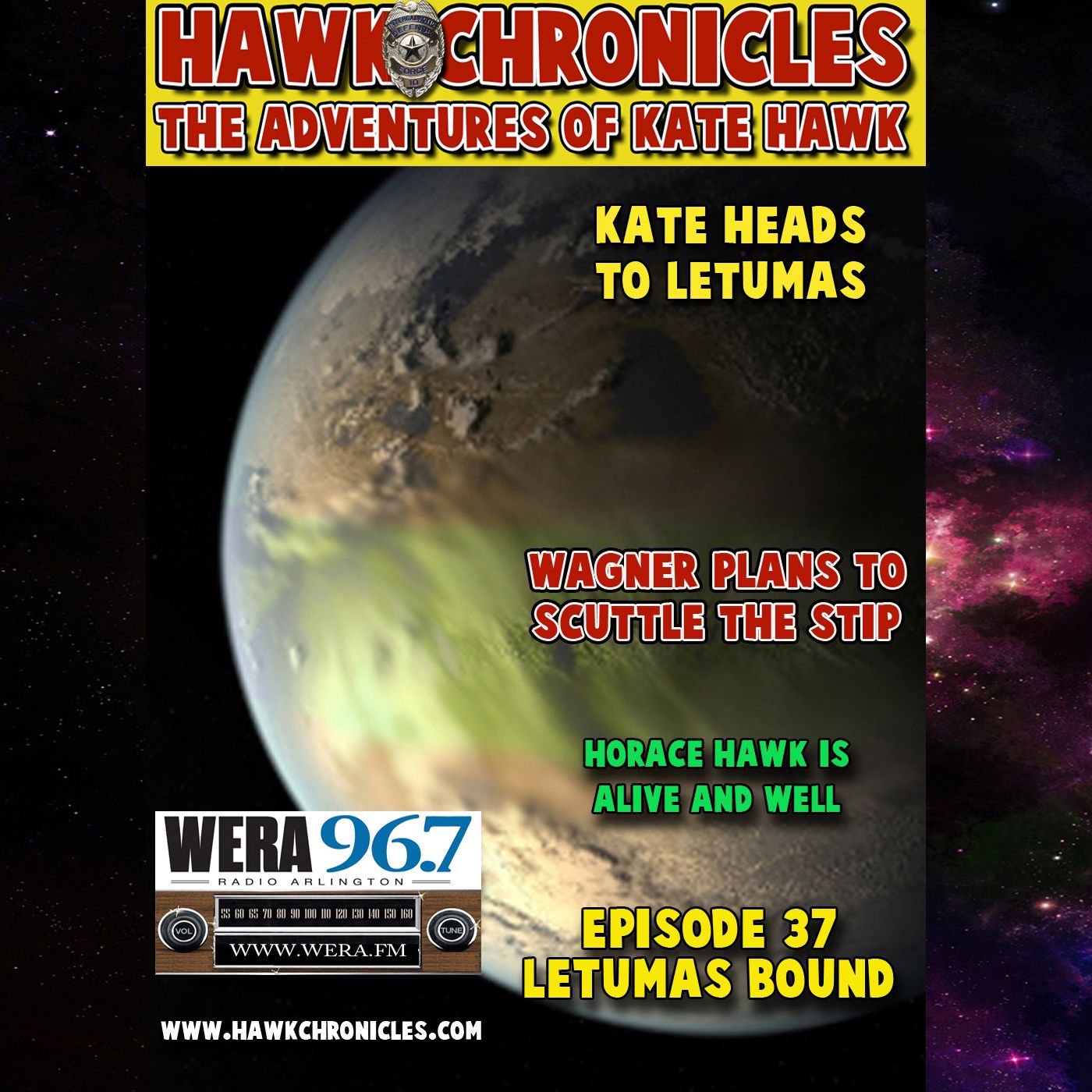 Episode 37 Hawk Chronicles "Letumas Bound" episode artwork