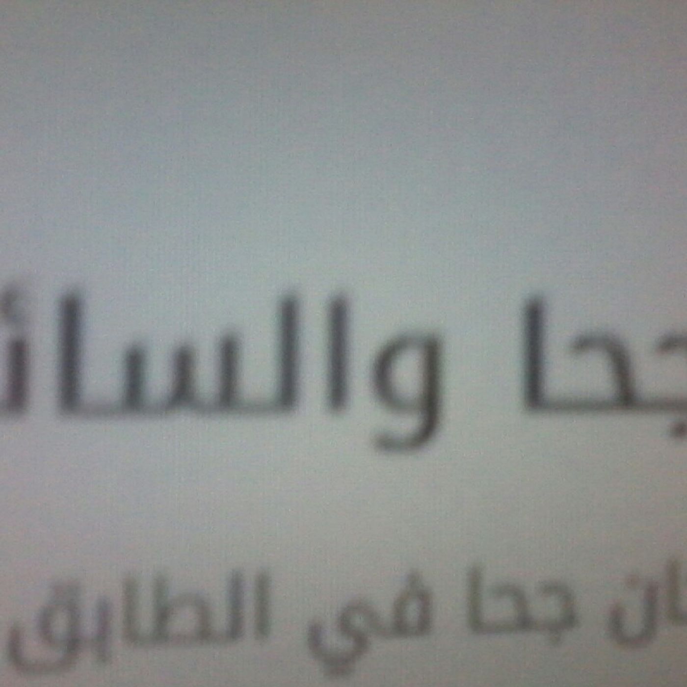 جحا والسائل