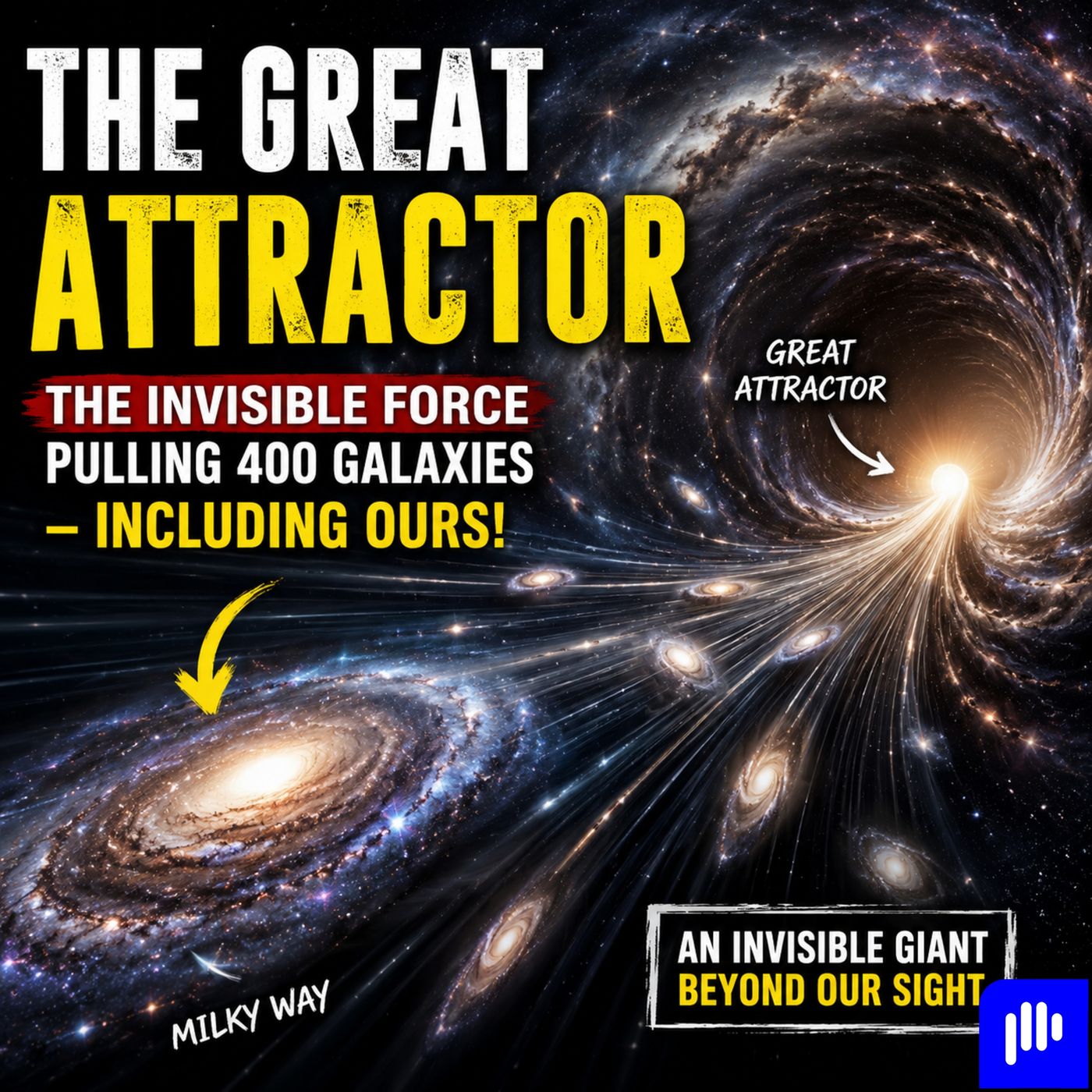 Great Attractor Mystery Pulling Entire Galaxies Across Deep Space episode artwork