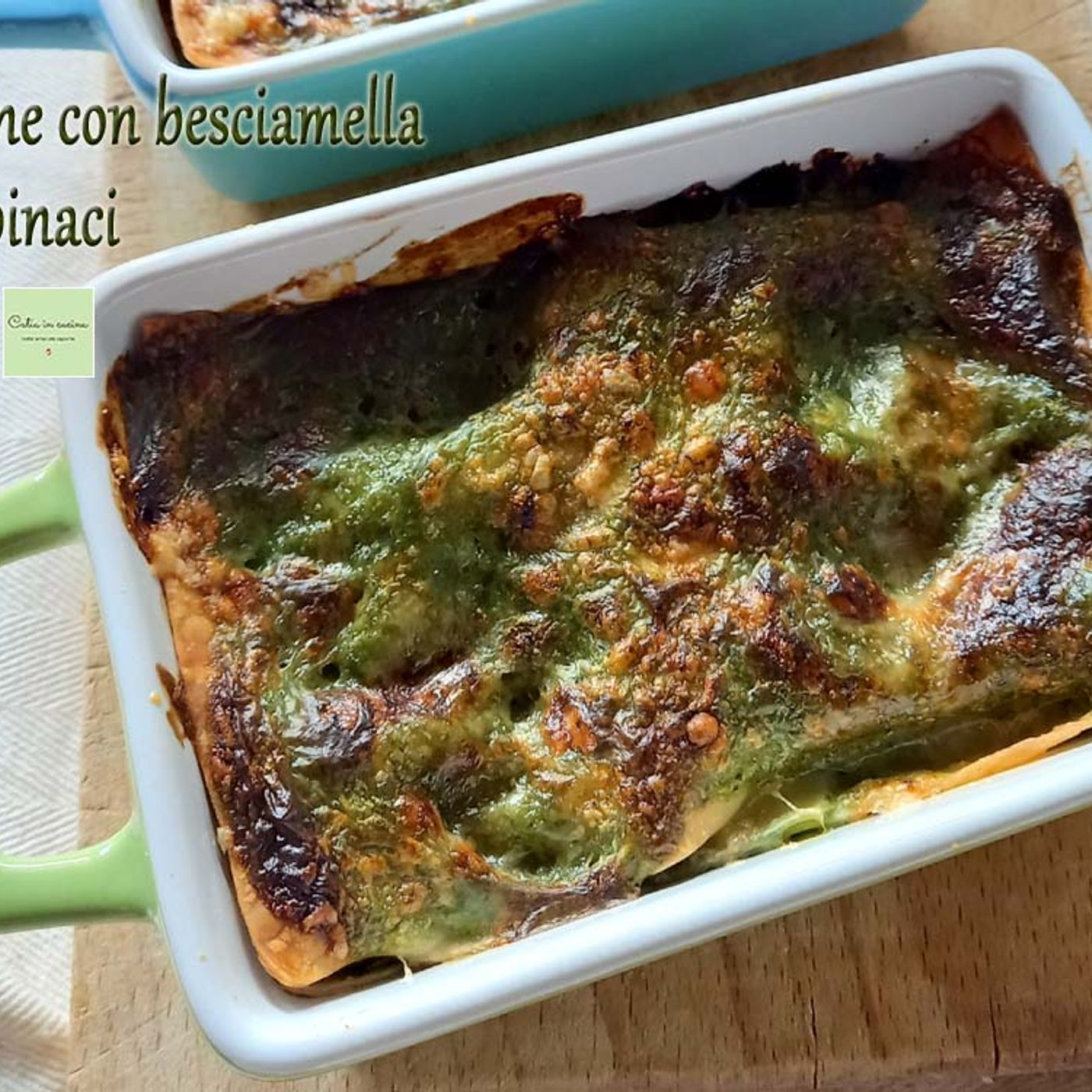 Lasagne con besciamella agli spinaci episode artwork