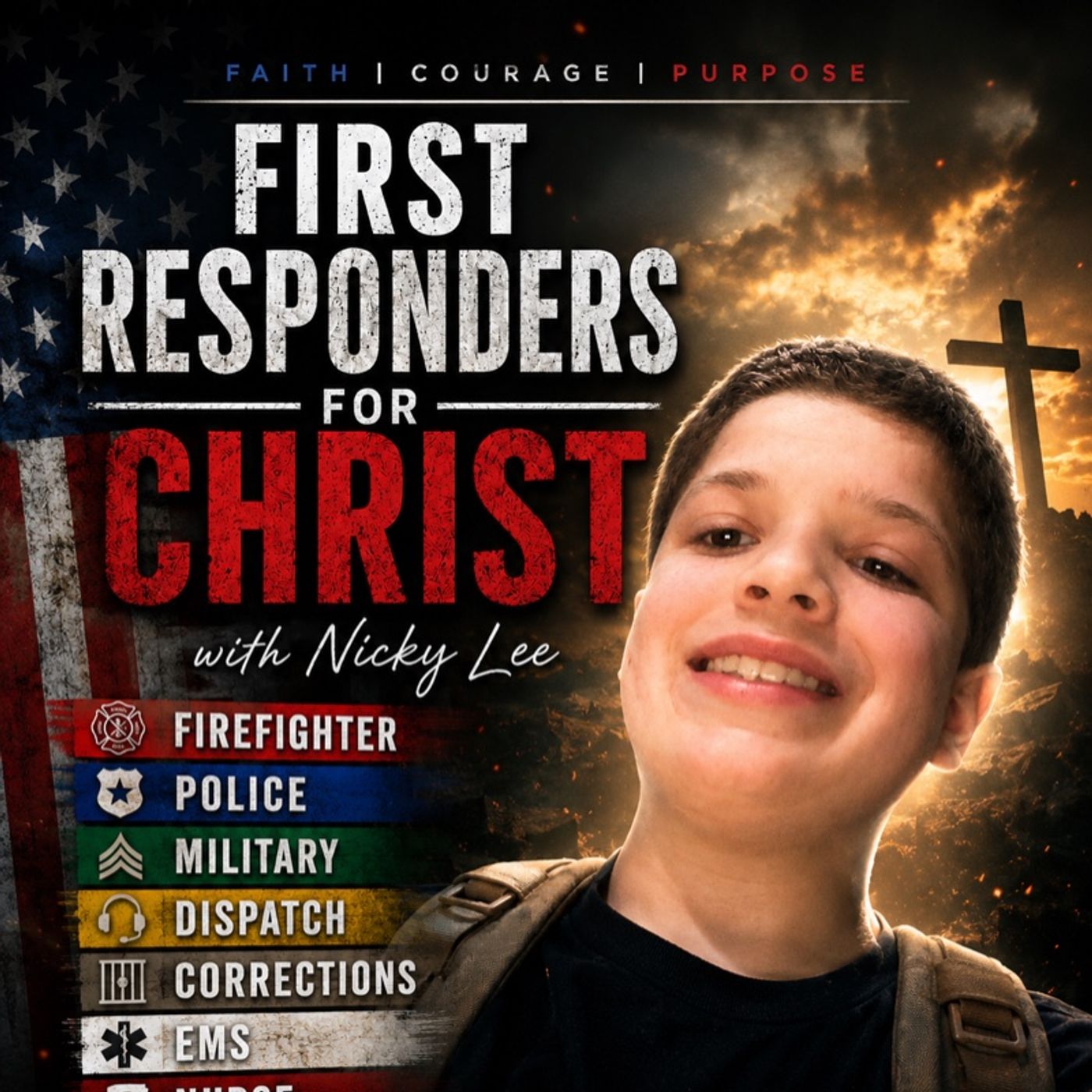My very first episode of first responders in Christ episode artwork
