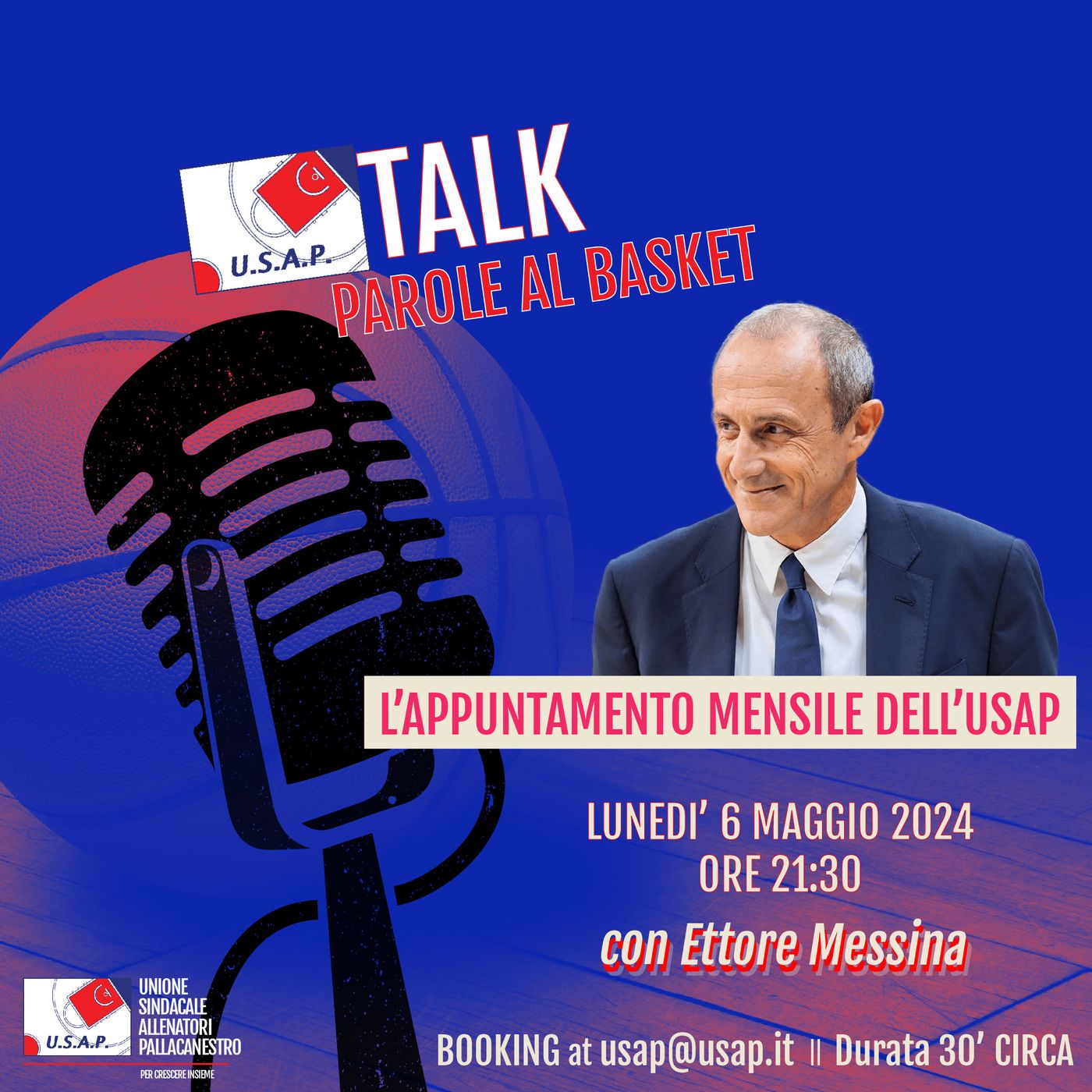 Usap Talk: 3° Episodio | 30 minuti con Coach Ettore Messina episode artwork
