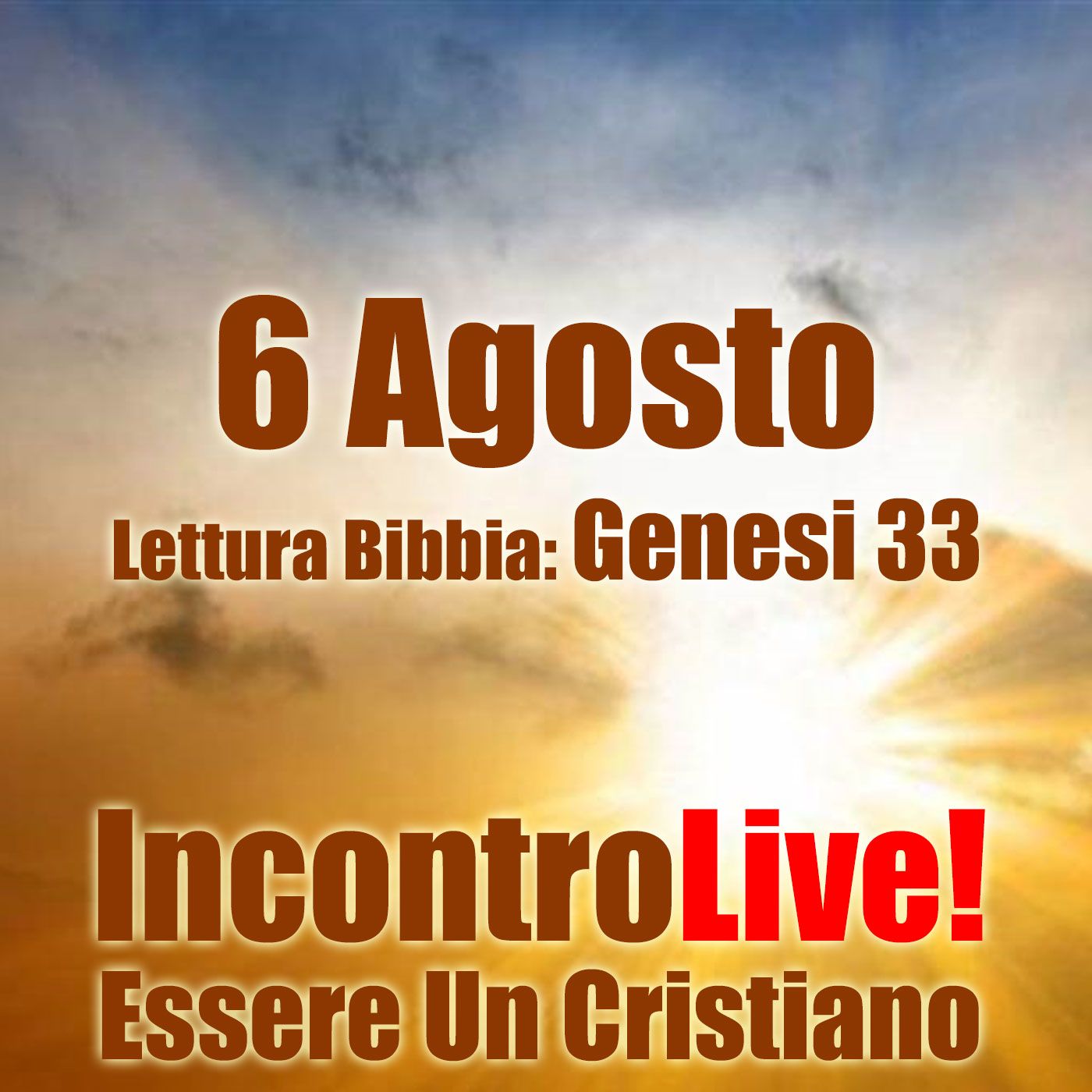 Incontro Live! Essere Un Cristiano