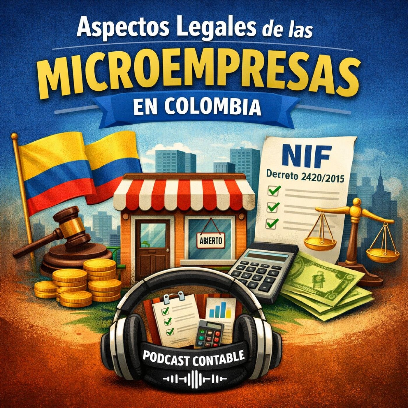 Aspectos legales de las microempresas cover art