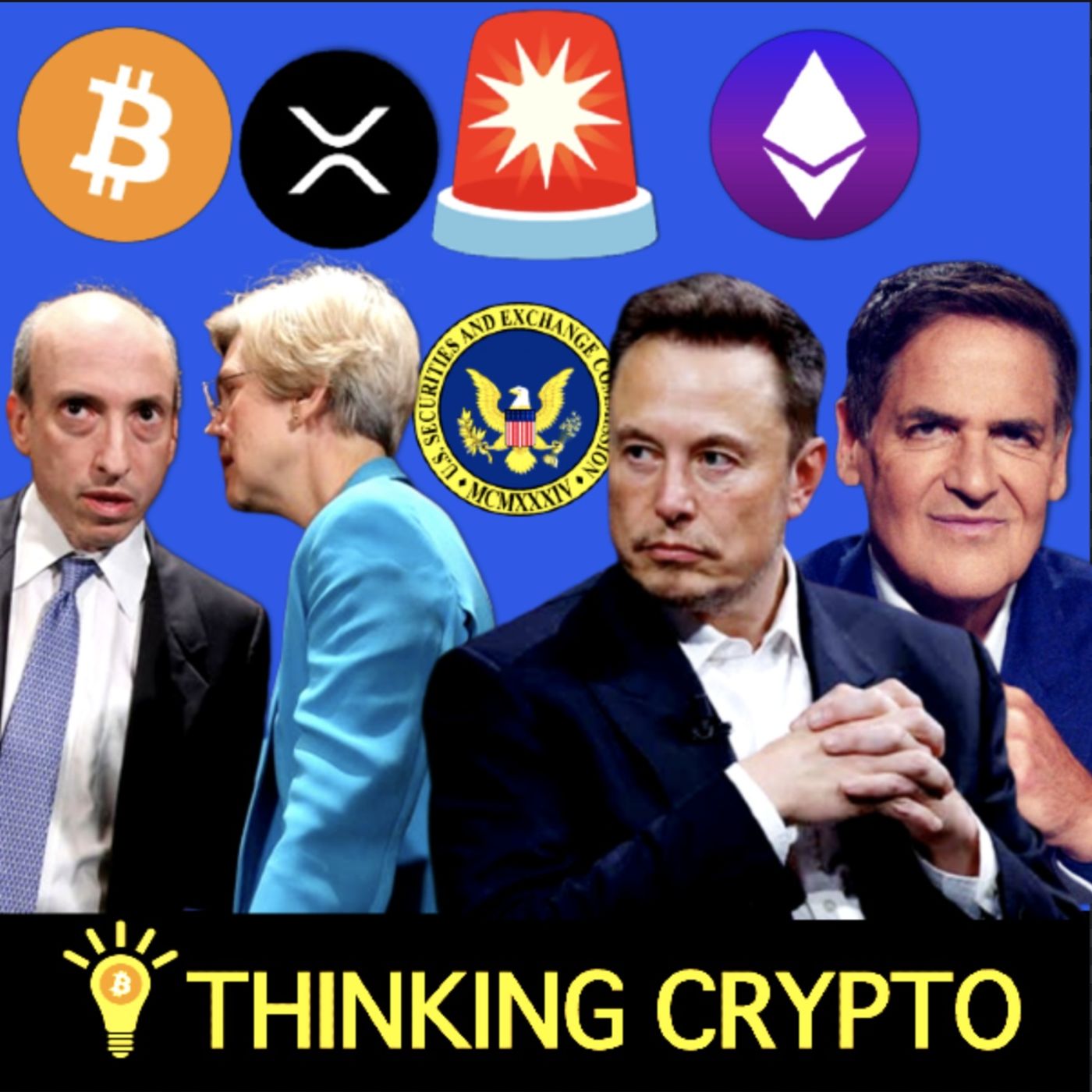 🚨ELON MUSK & MARK CUBAN GO AFTER SEC GARY GENSLER & ELIZABETH WARREN HAMAS CRYPTO FUD!