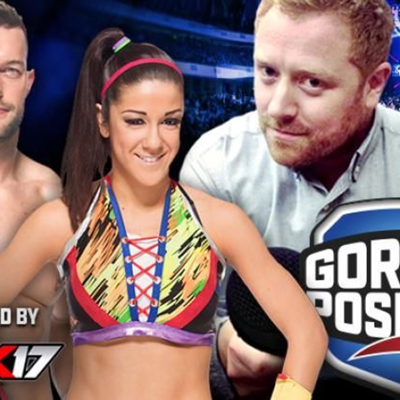 Gorilla Position ep100: Finn Bálor and Bayley join in the celebrations as Gorilla Position celebrates 100 shows episode artwork