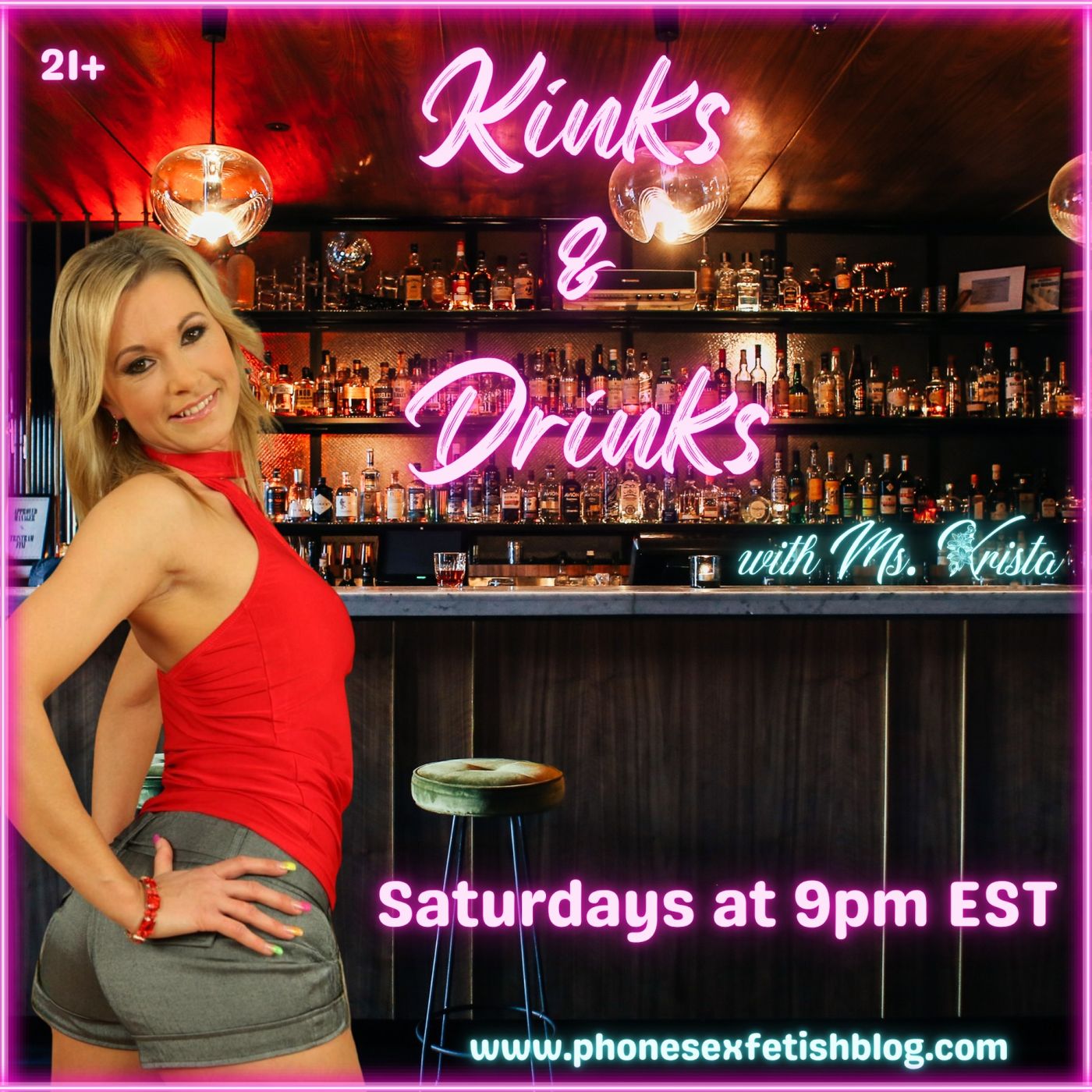 Kinks & Drinks with Ms. Krista "Why is The Stigma Against Gay Men Higher than Against Lesbians?" episode artwork