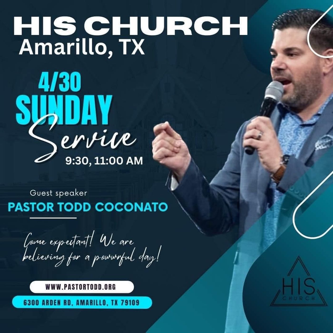 Pastor Todd Coconato I Live at His Church, Amarillo, TX [Early Service] episode artwork