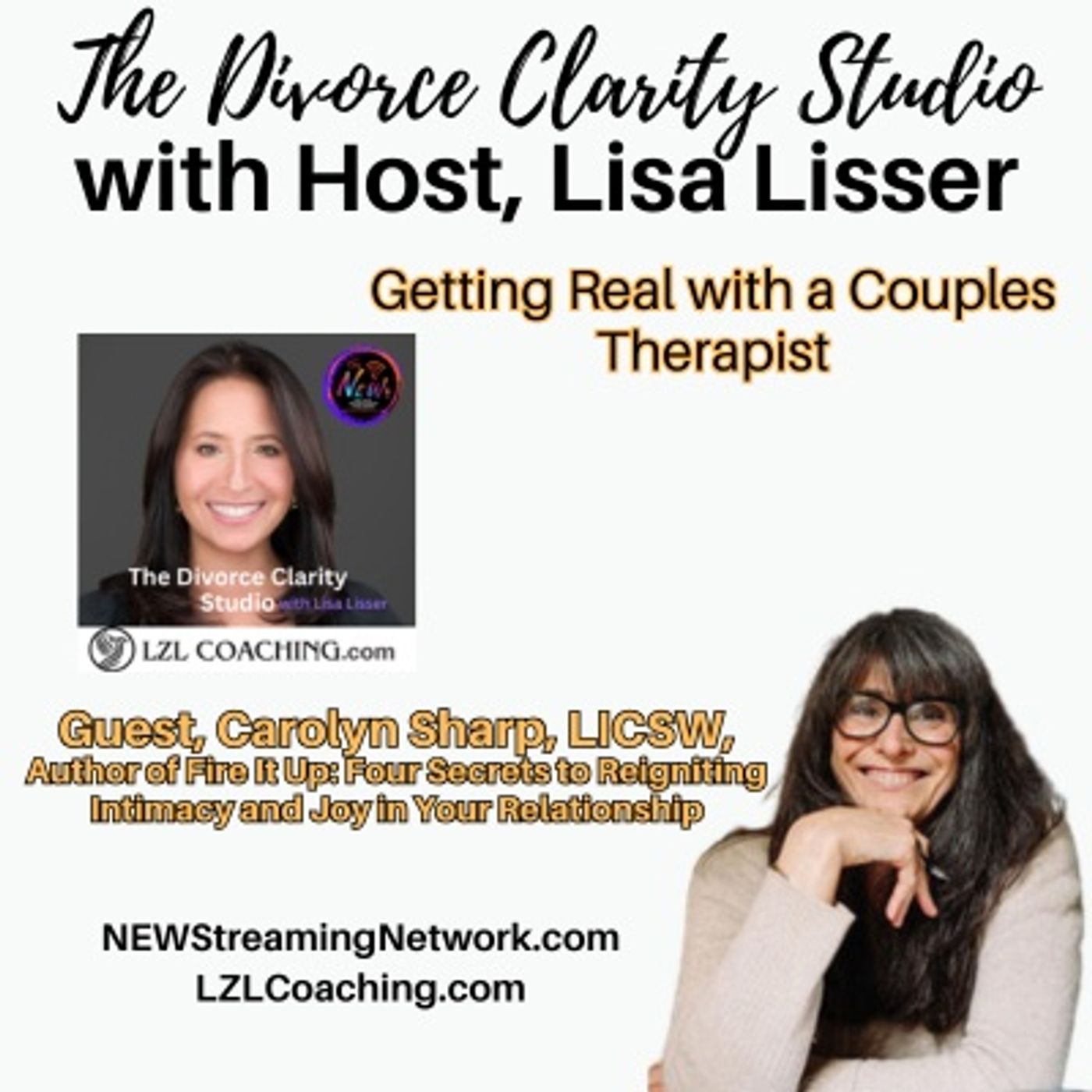 Getting Real with a Couples Therapist with Guest Carolyn Sharp LICSW episode artwork