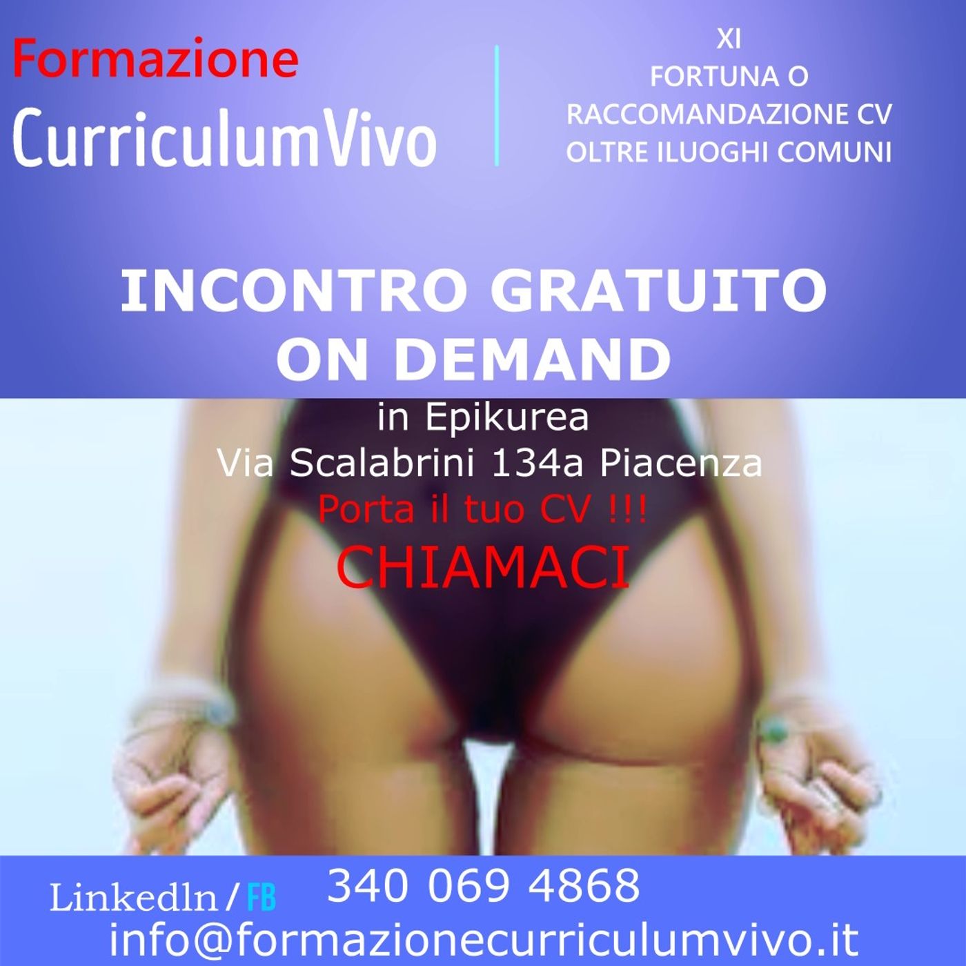 CV 11 Fortuna o Raccomandazione CV oltre i luoghi comuni Formazione Curriculum Vivo Piacenza episode artwork