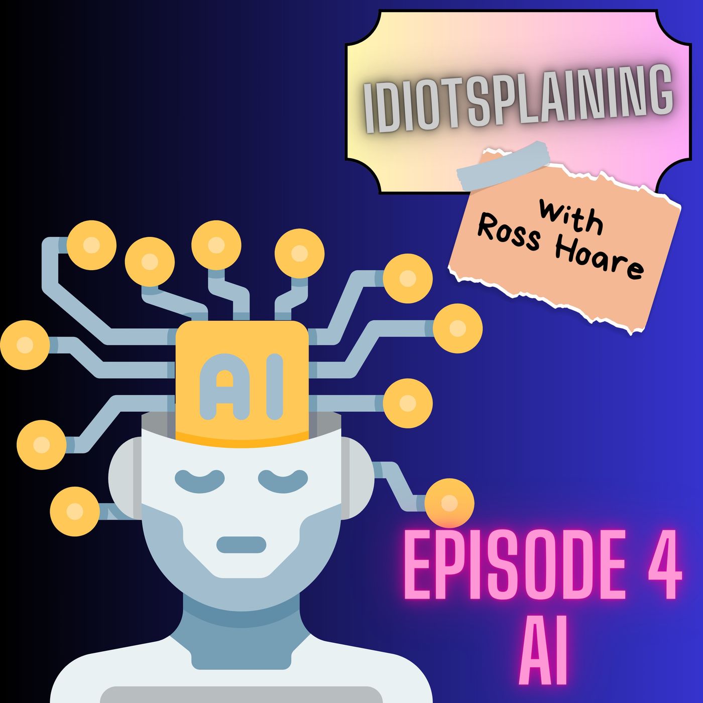 Idiotsplaining AI episode artwork