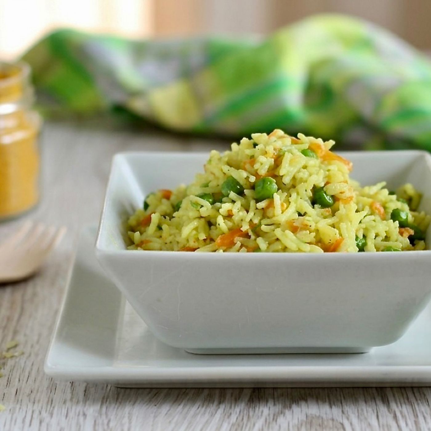 Riso basmati al curry con verdure