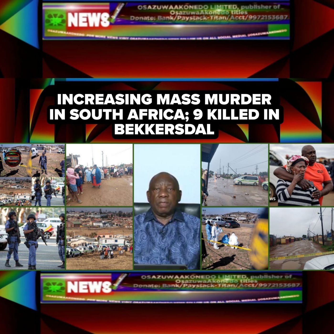 Increasing Mass Murder In South Africa; 9 Killed In Bekkersdal episode artwork