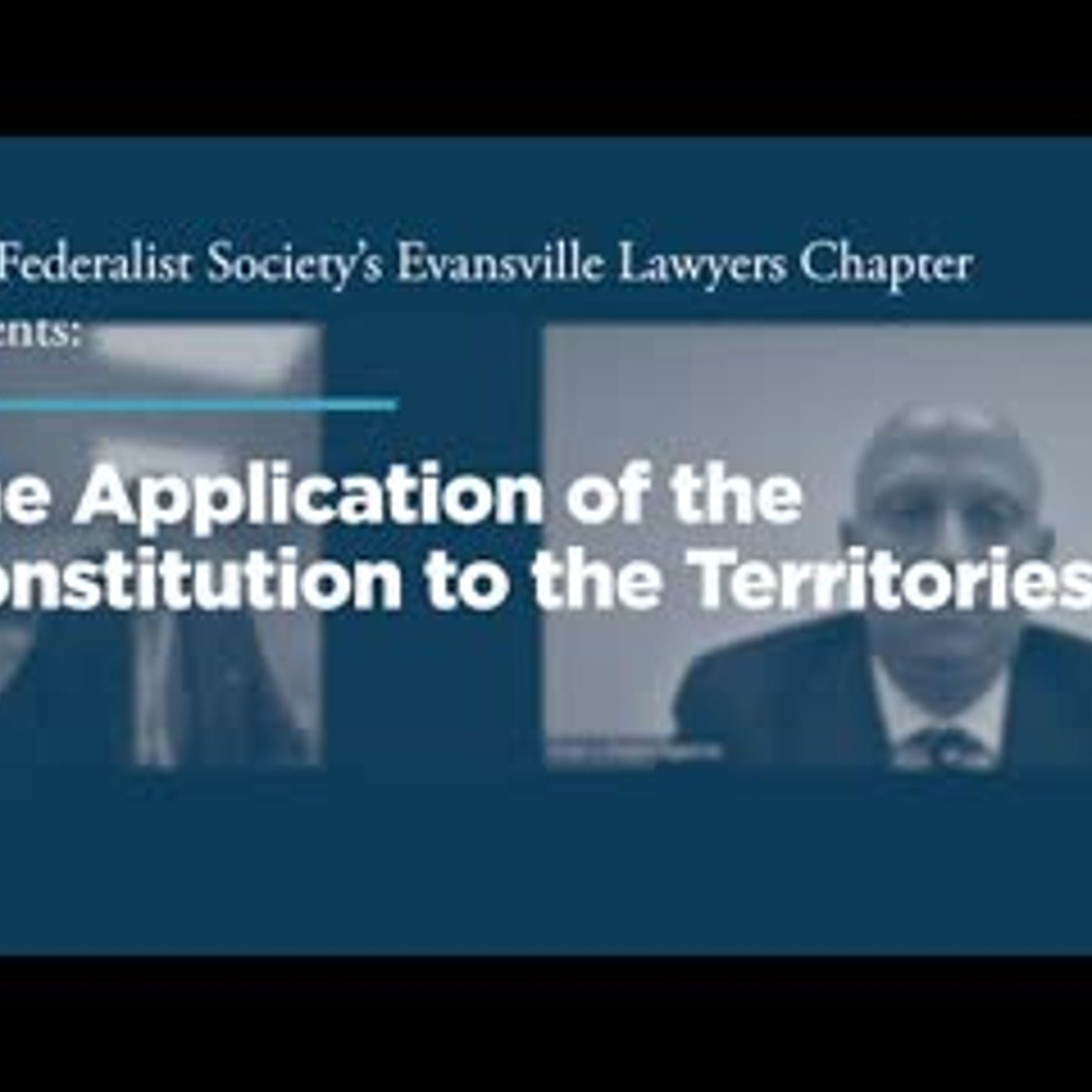 The Application of the Constitution to the Territories