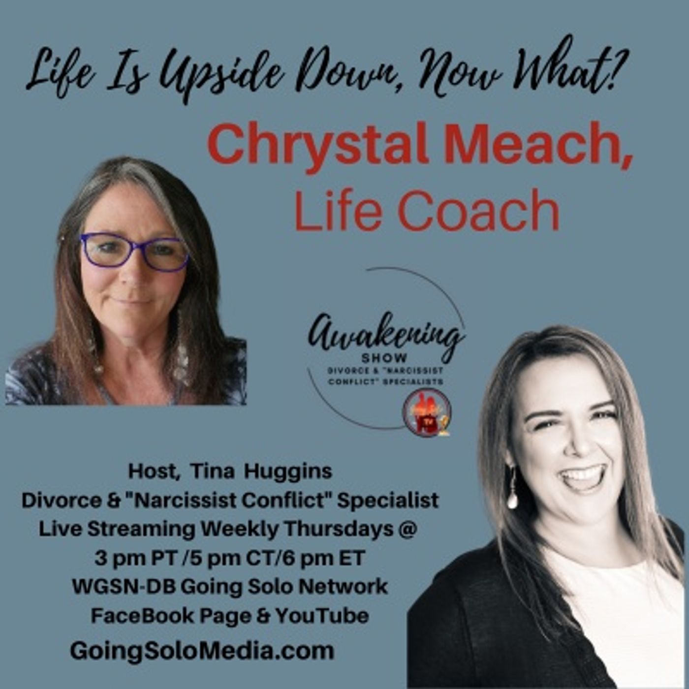 Life Is Upside Down Now What Guest Chrystal Meach Life Coach episode artwork