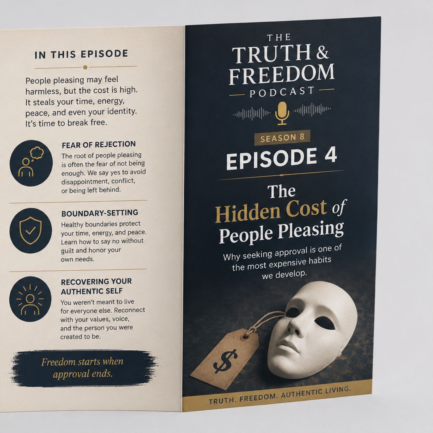 Truth & Freedom Podcast: S 8 Ep 4-The Hidden Cost of People Pleasing episode artwork