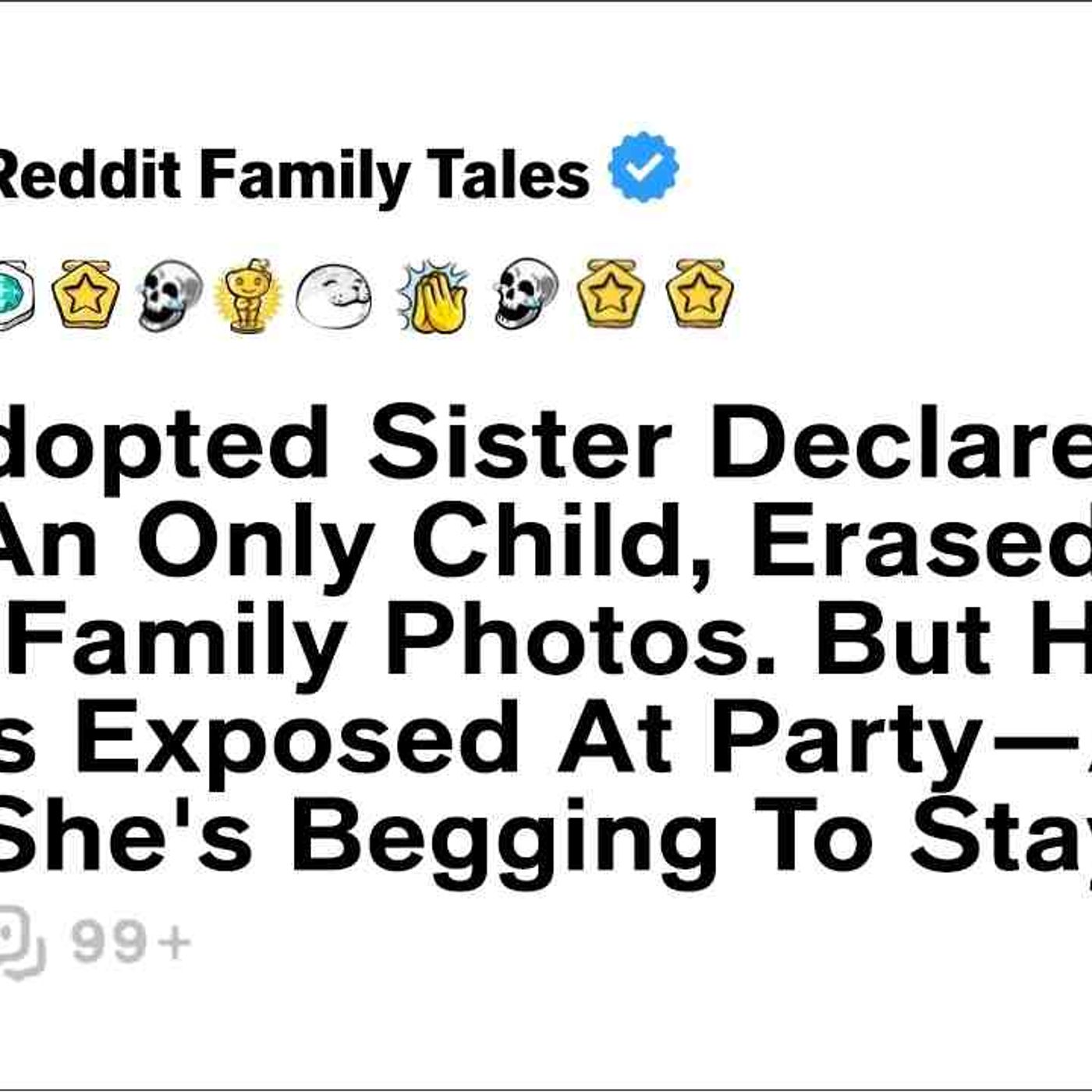 My Adopted Sister Declared She Was An Only Child_ Erased Me From Family... - Reddit Family Tales