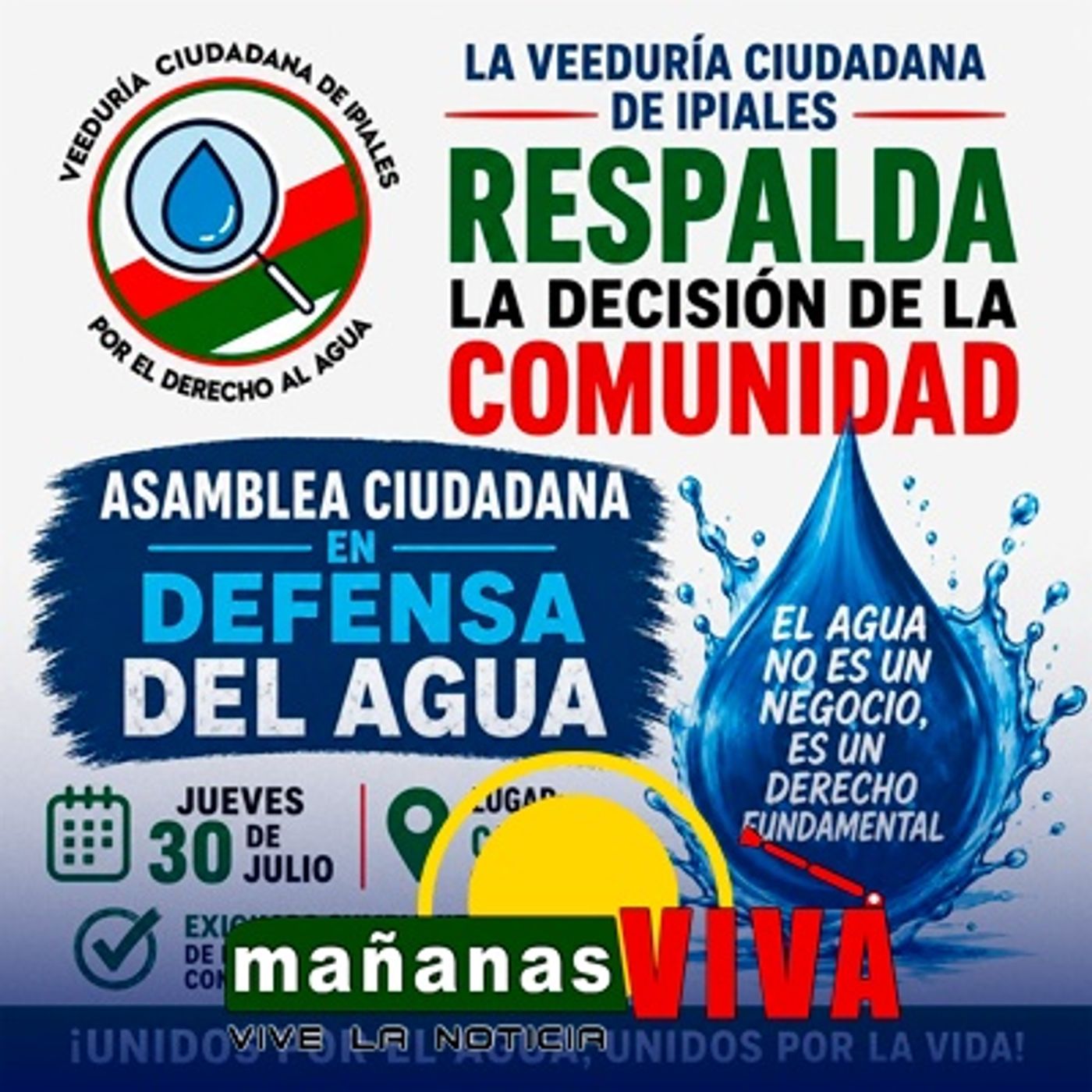Comunidad de Ipiales invitan a participar de una asamblea ante crisis de agua episode artwork