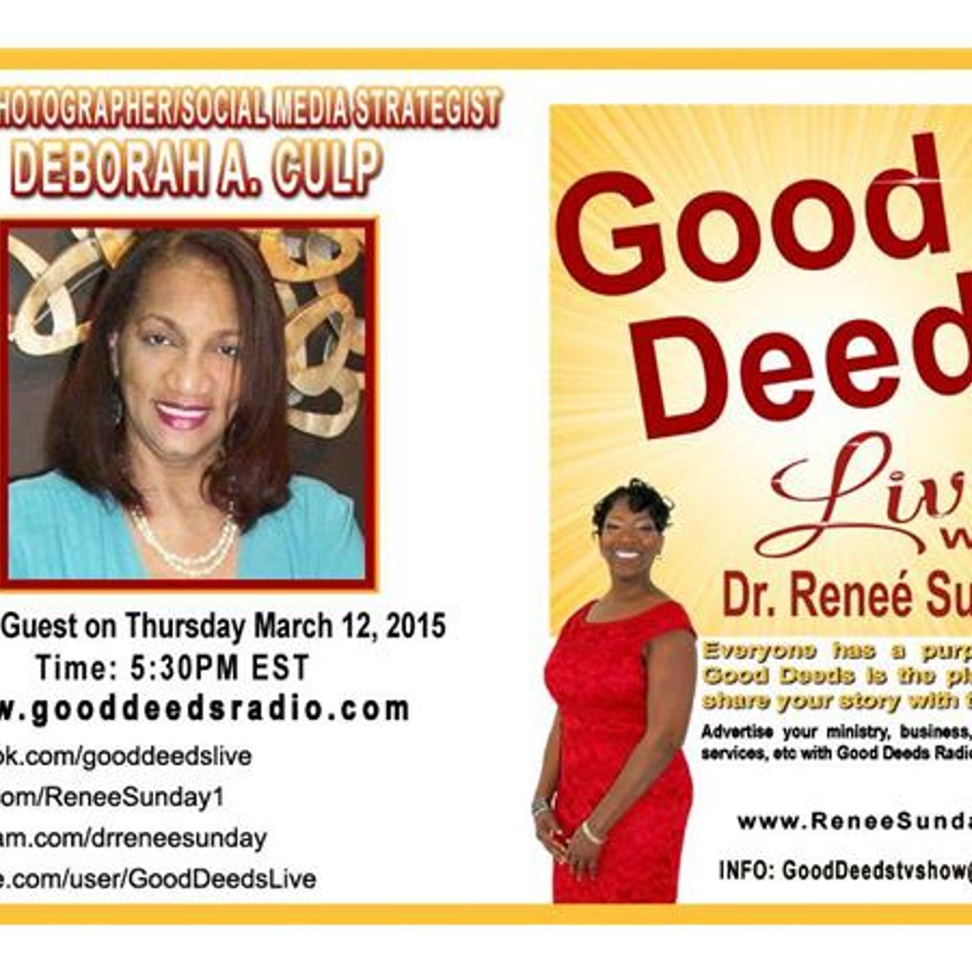 Dr. Renee Sunday\'s show