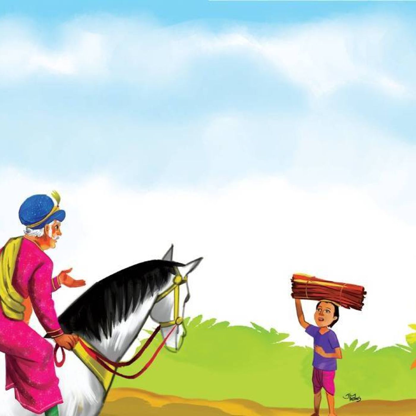 അക്ബറെ ചോദ്യംചെയ്ത കുട്ടി  | കുട്ടിക്കഥ | Malayalam kids Stories podcast