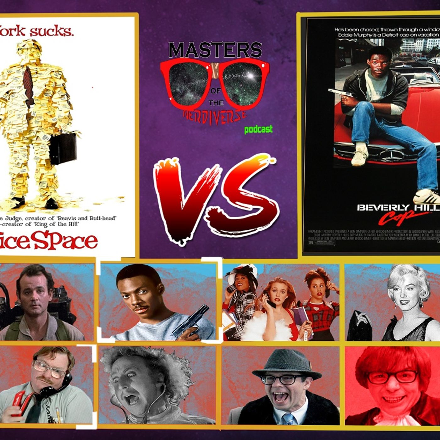 MOTN Random Select: Beverly Hills Cop (1984) Vs. Office Space (1999) episode artwork