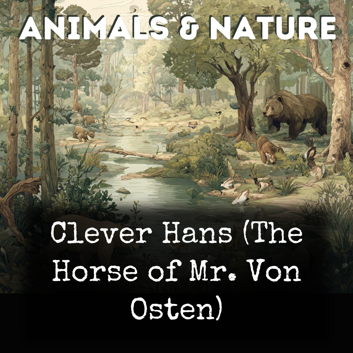 Clever Hans (The Horse of Mr. Von Osten) cover art