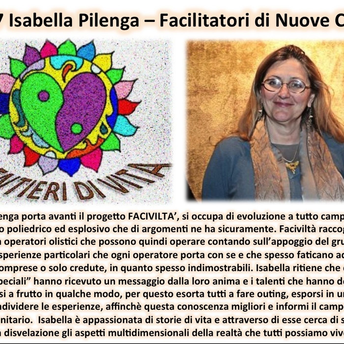 SENTIERI DI VITA