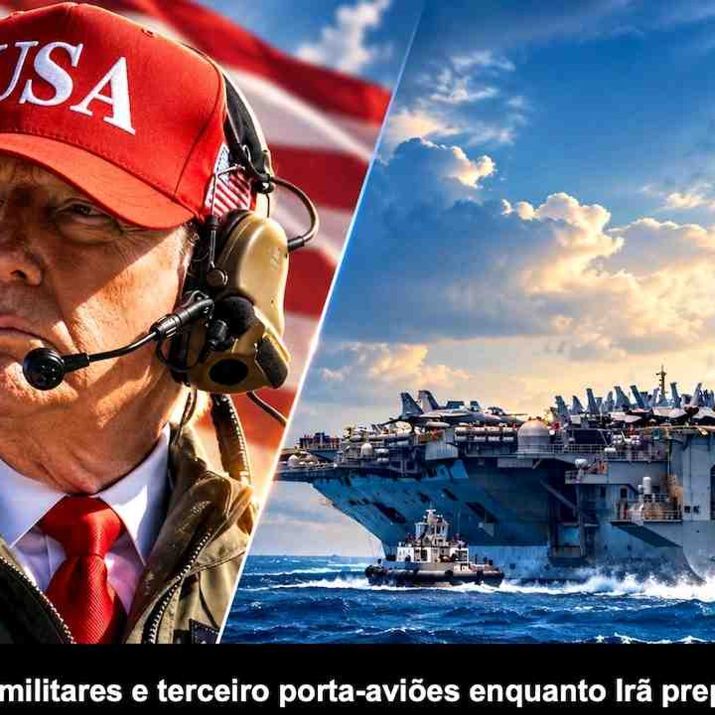 Trump envia 9 mil militares e terceiro porta-aviões enquanto Irã prepara o resposta_ Briefing 2-Out