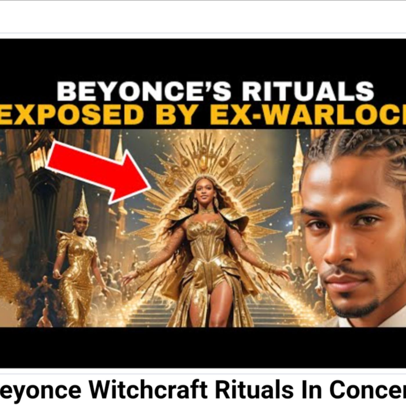 Part 2- Beyonce Witchcraft Rituals In Concerts Exposed by Ex-Warlock #supernatural #witchcraft #beyonce episode artwork