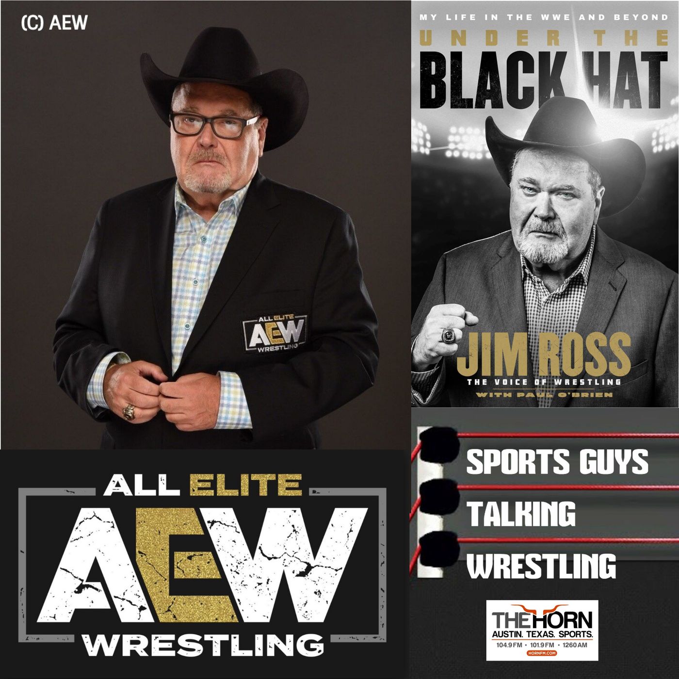 Jim Ross Under The Black Hat AEW 3-27-2020 episode artwork
