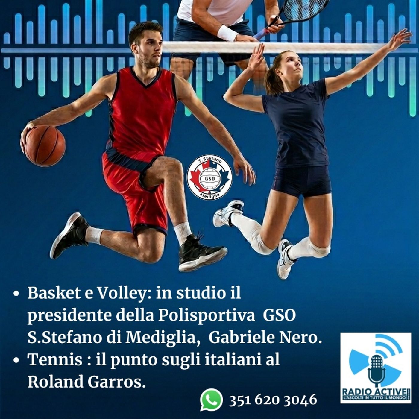 P. ta del 4 giugno - Gabriele Nero GSO S.Stefano/Mediglia - Tennis/Roland Garros - F1/Montecarlo - MotopGp/Ungheria episode artwork