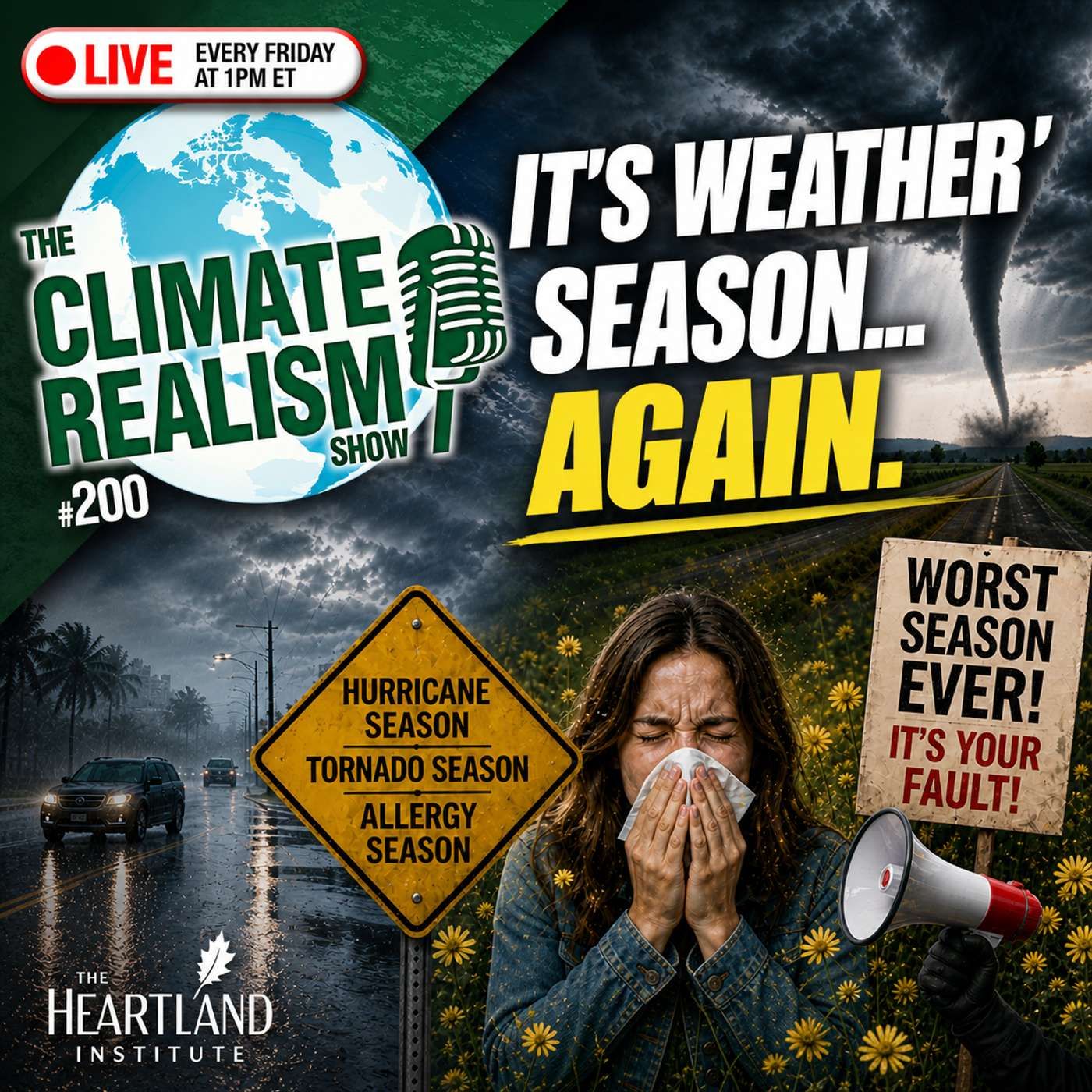 It's ‘Weather’ Season … Again. What to Expect – The Climate Realism Show #200 episode artwork