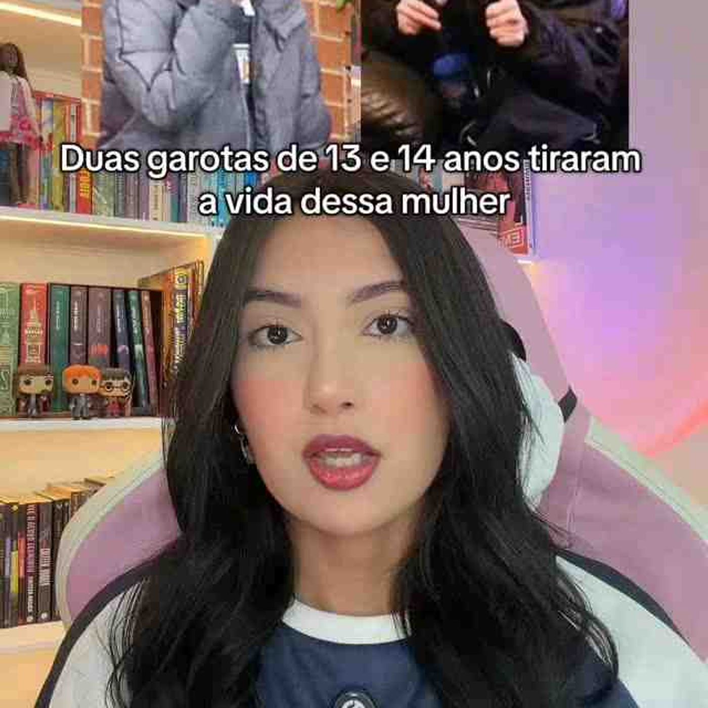 Duas garotas de 13 e 14 anos tiraram a vida dessa mulher. _truecrime _casoscriminais _casosreais _crimes _crimesreais