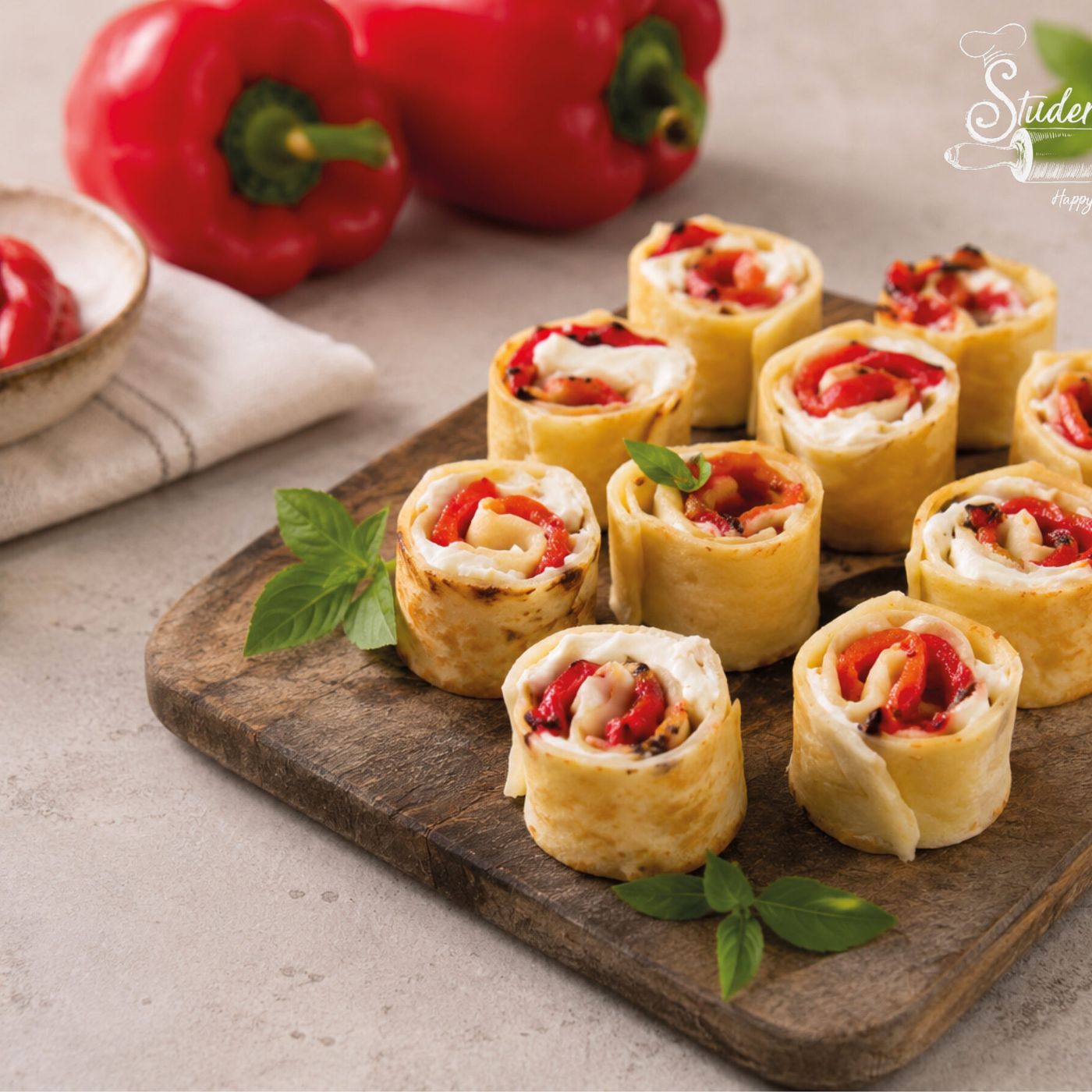 GIRELLE DI CREPES CON PEPERONI E FORMAGGIO 100% Vegetale episode artwork