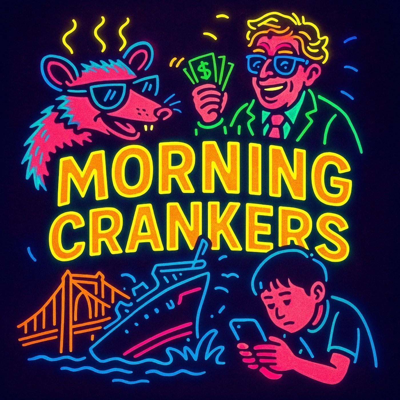 Morning Crankers: Comedy - News & Outrageous Real-Life Stories