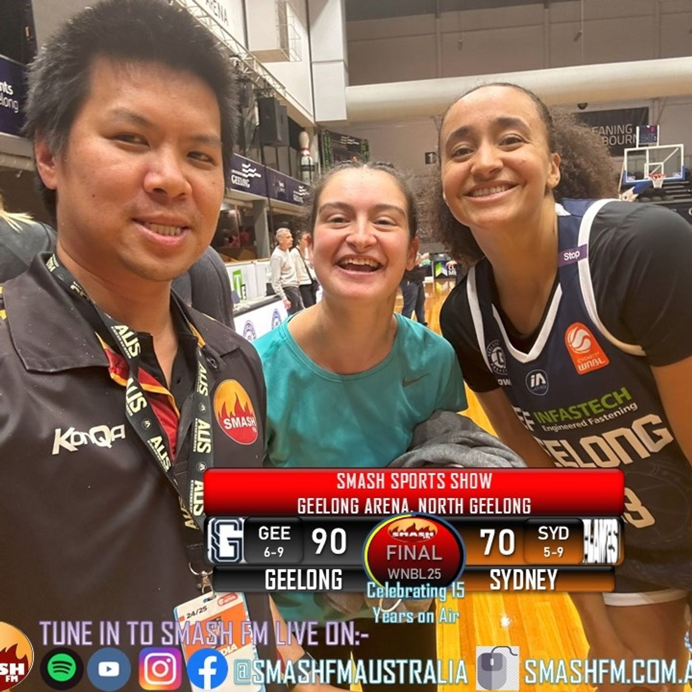 SSS15THYR: Geelong United Wk12 WNBL25 Post Game Interviews with Haley Jones 170125