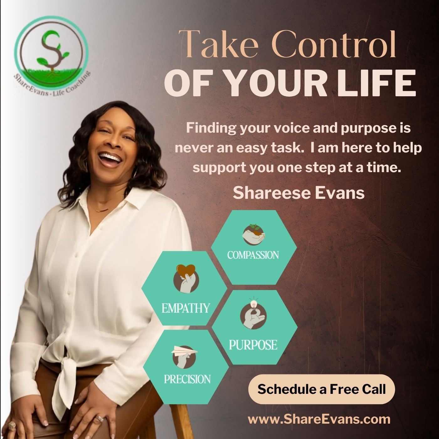 Own Your Story- Reclaiming Your Power & Purpose with Featured Guest Shareese Evans