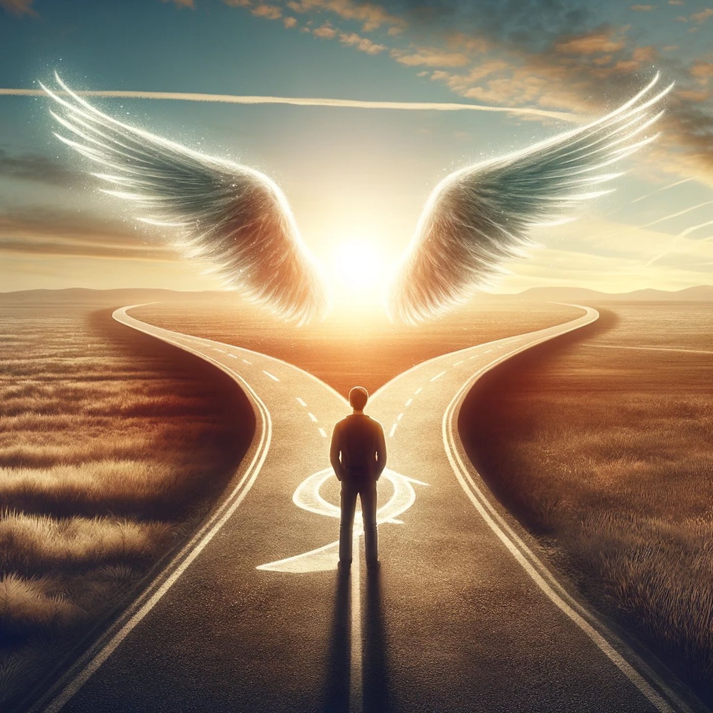 "You were born with wings, why prefer to crawl through life?" episode artwork