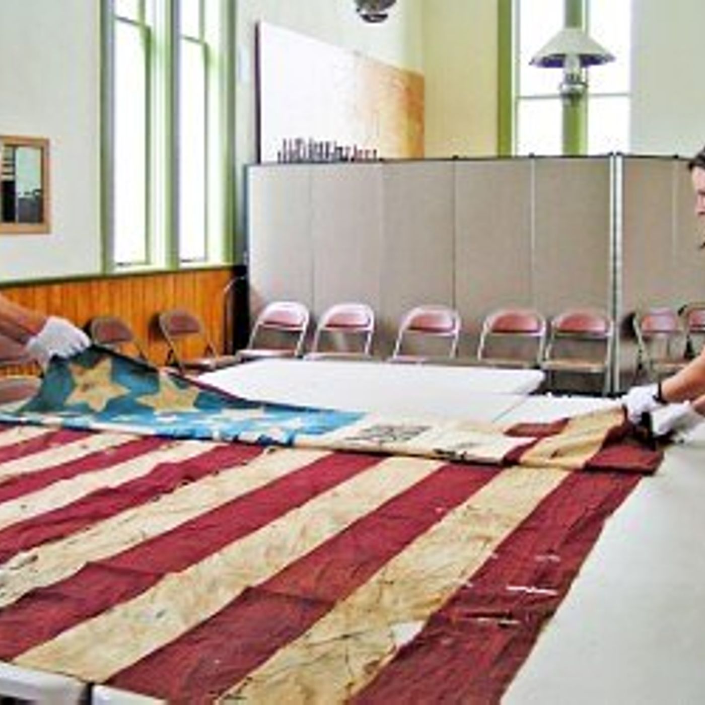 Oswego museum celebrates nation’s 250th birthday with flag exhibit episode artwork