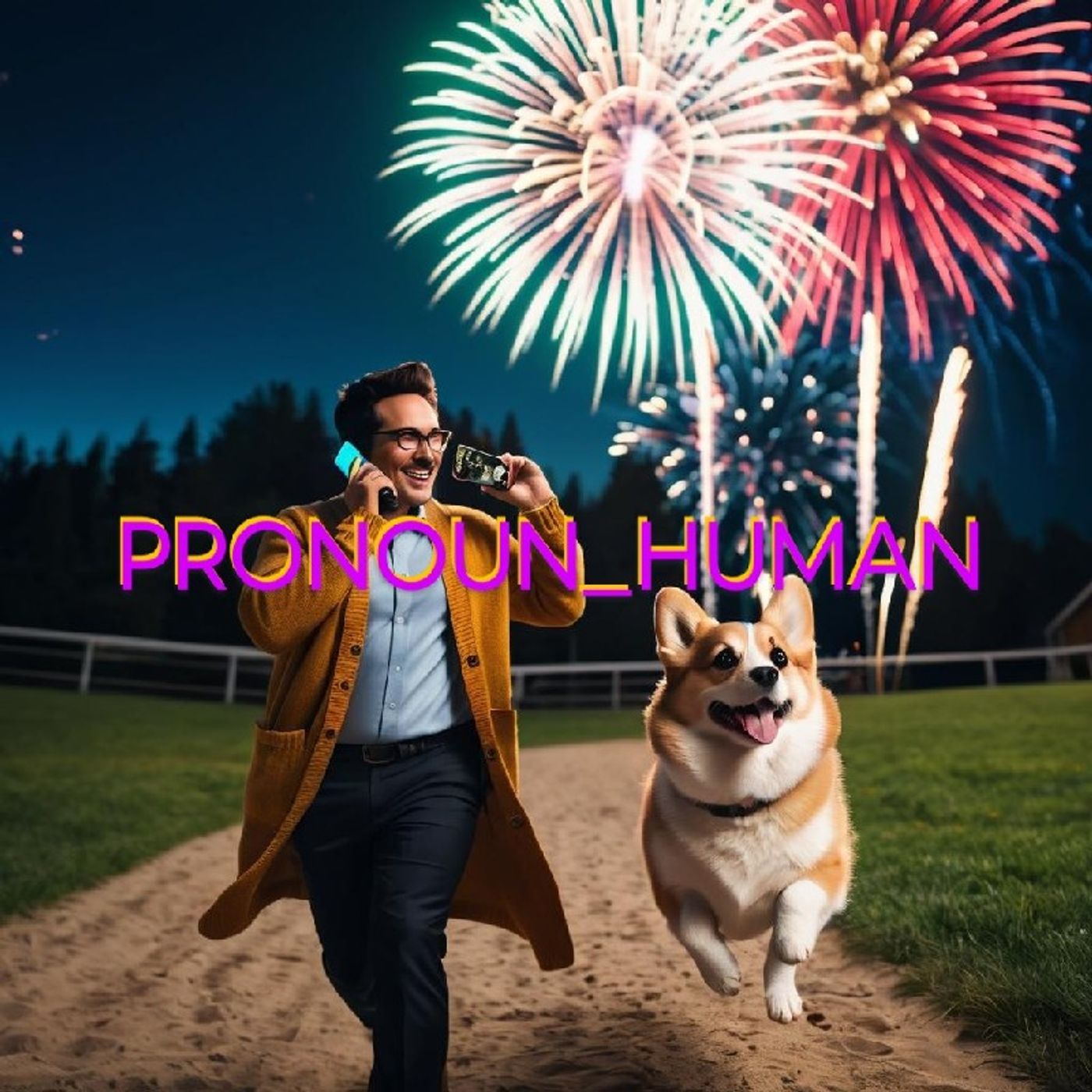 PRONOUN_HUMAN #39 *the past* (EXISTENTIAL CRISIS RESOLUTION EXPLOSION EXTRAVAGANZA!!!) episode artwork