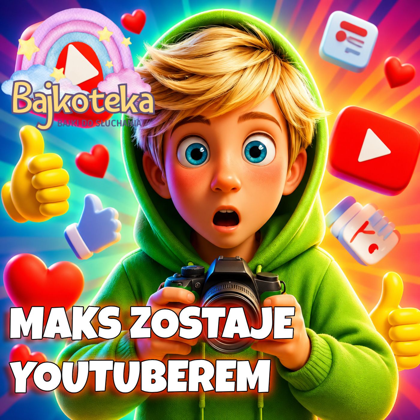 🎥 Maks Zostaje YouTuberem | Bajka Do Słuchania Dla dzieci Audiobook