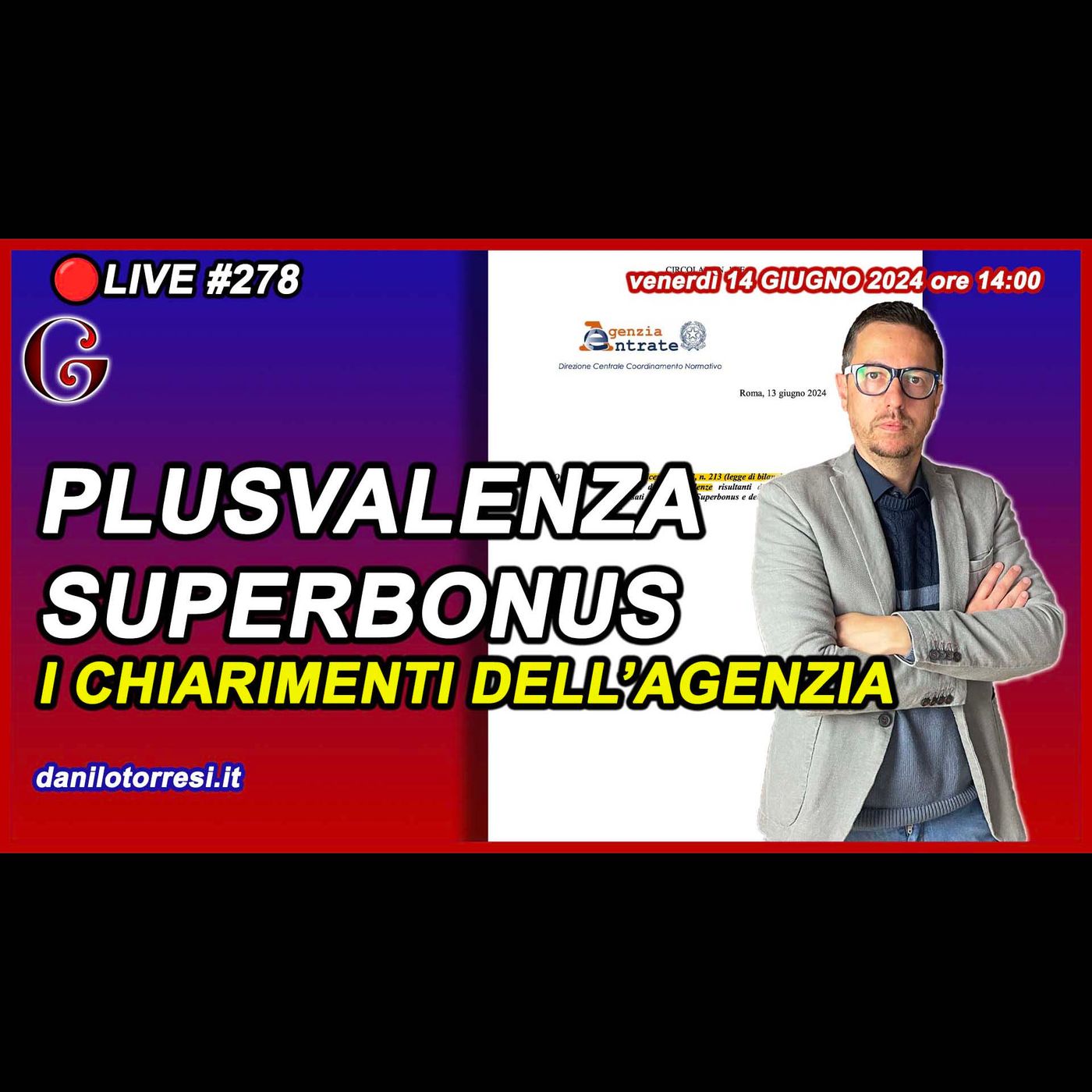 Chiarimenti dell’AGENZIA sulla PLUSVALENZA SUPERBONUS 🔴#278 Chiarimenti dell’AGENZIA sulla PLUSVALENZA SUPERBONUS 🔴#278