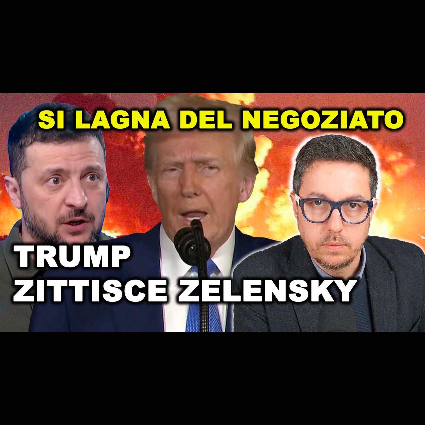 UCRAINA: TRUMP ACCUSA ZELENSKY di essere la CAUSA della GUERRA | LA RUSSIA ATTACCA ODESSA
